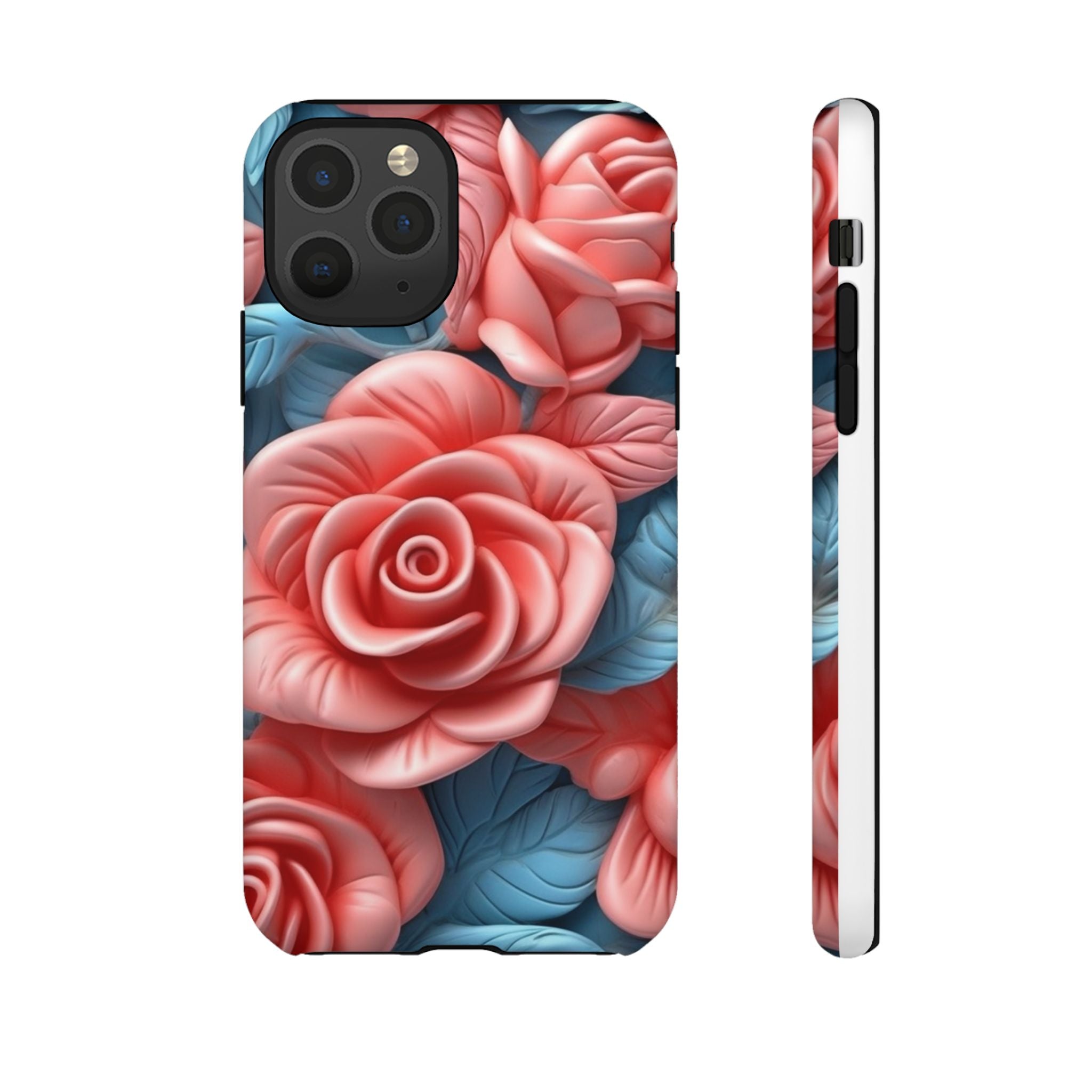 Stylized Floral iPhone Case - Hexagon Stone