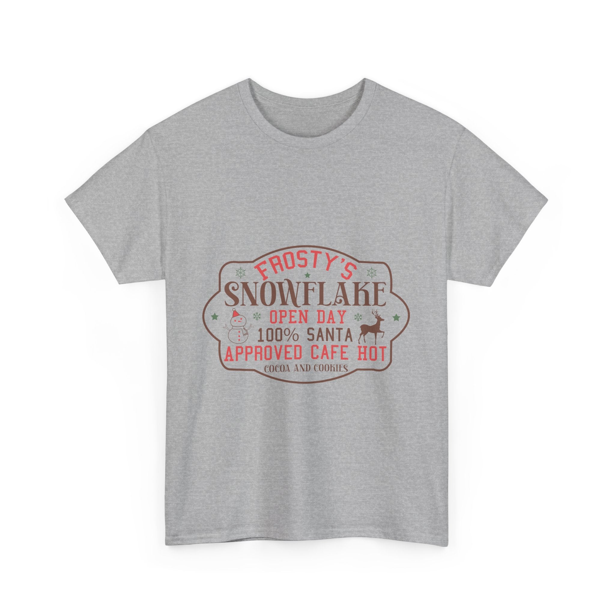 Frosty's Snowflake Cafe Christmas T-Shirt