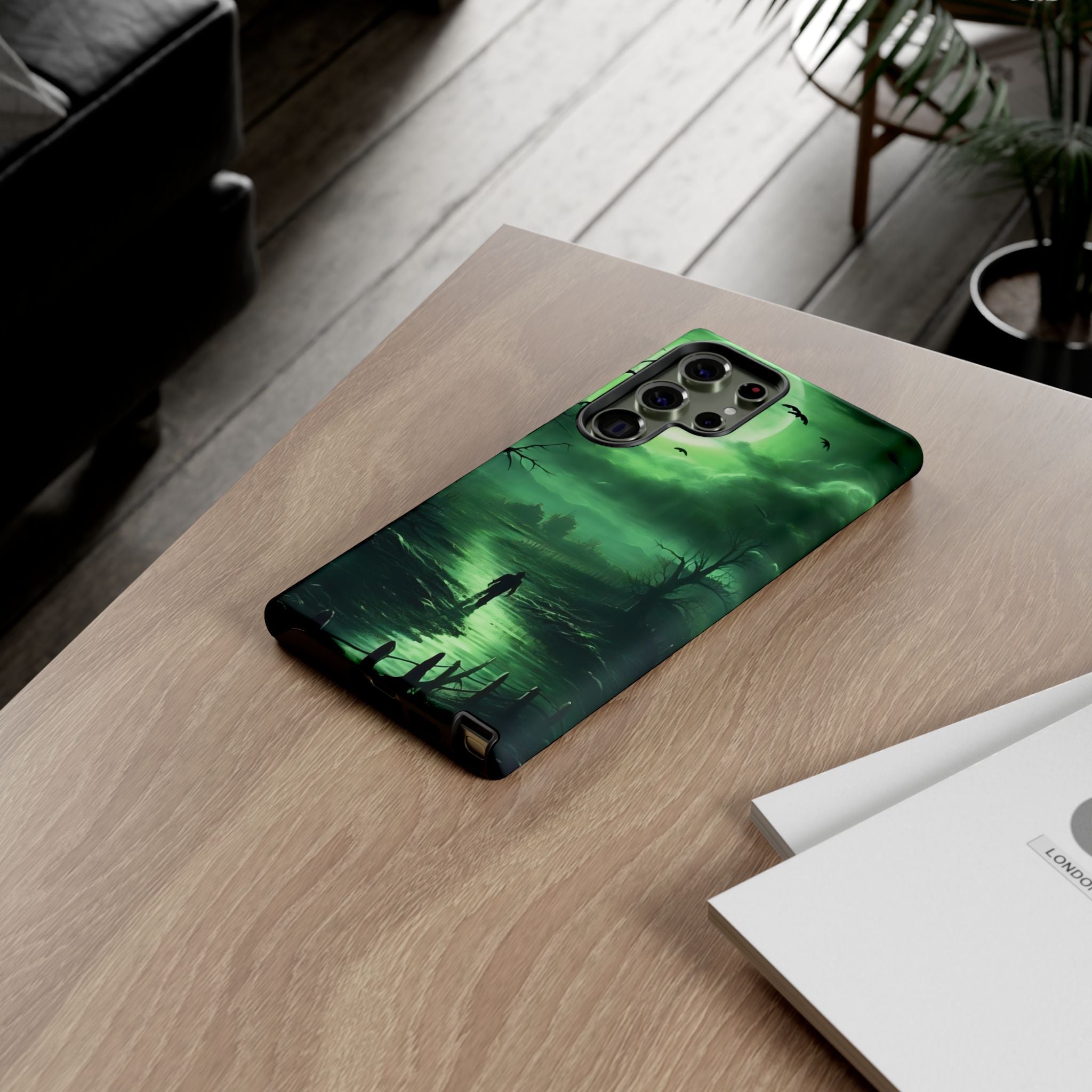 Eerie Swamp Moon Samsung Case