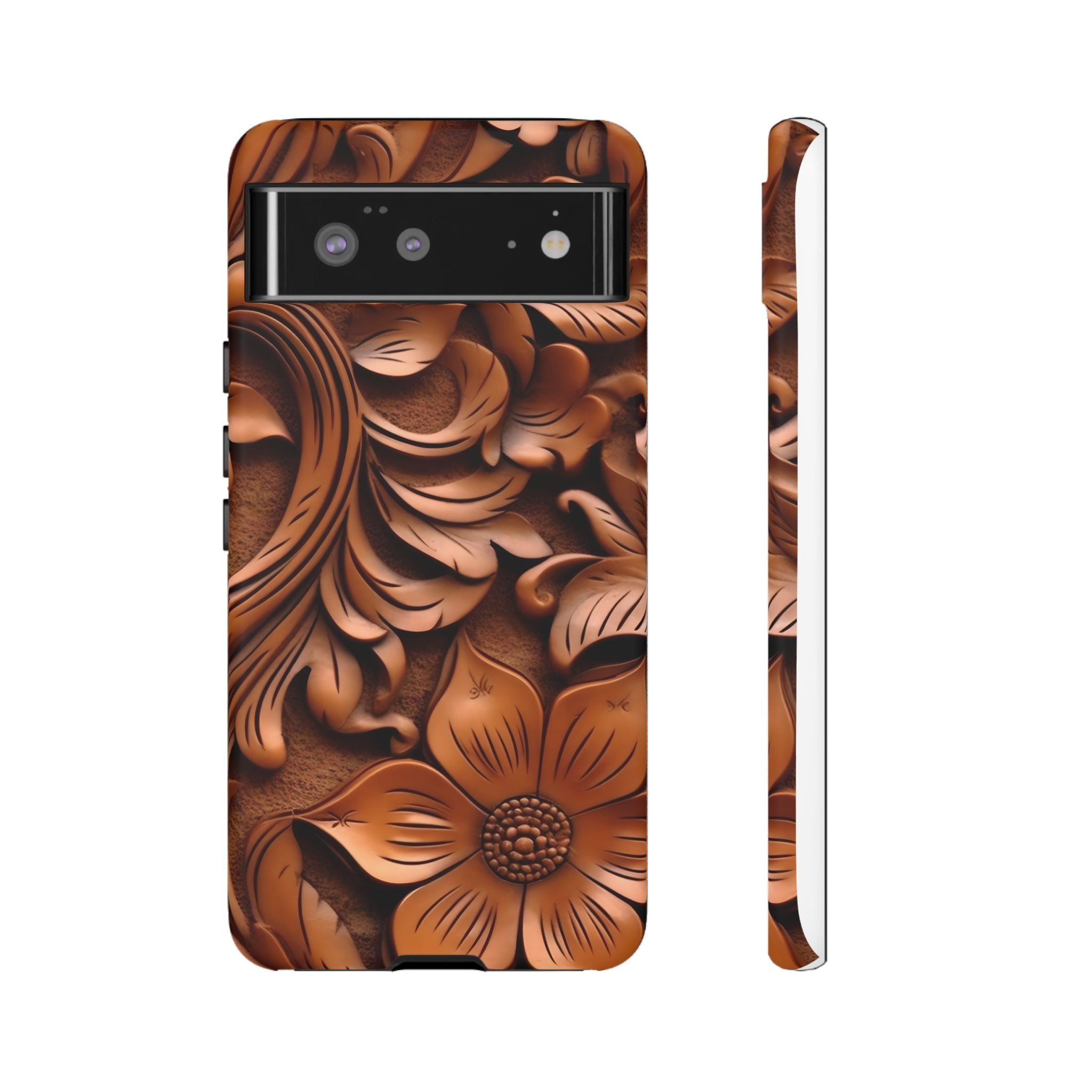 Intricate Wood Carving Design Google Pixel Case (All Models)