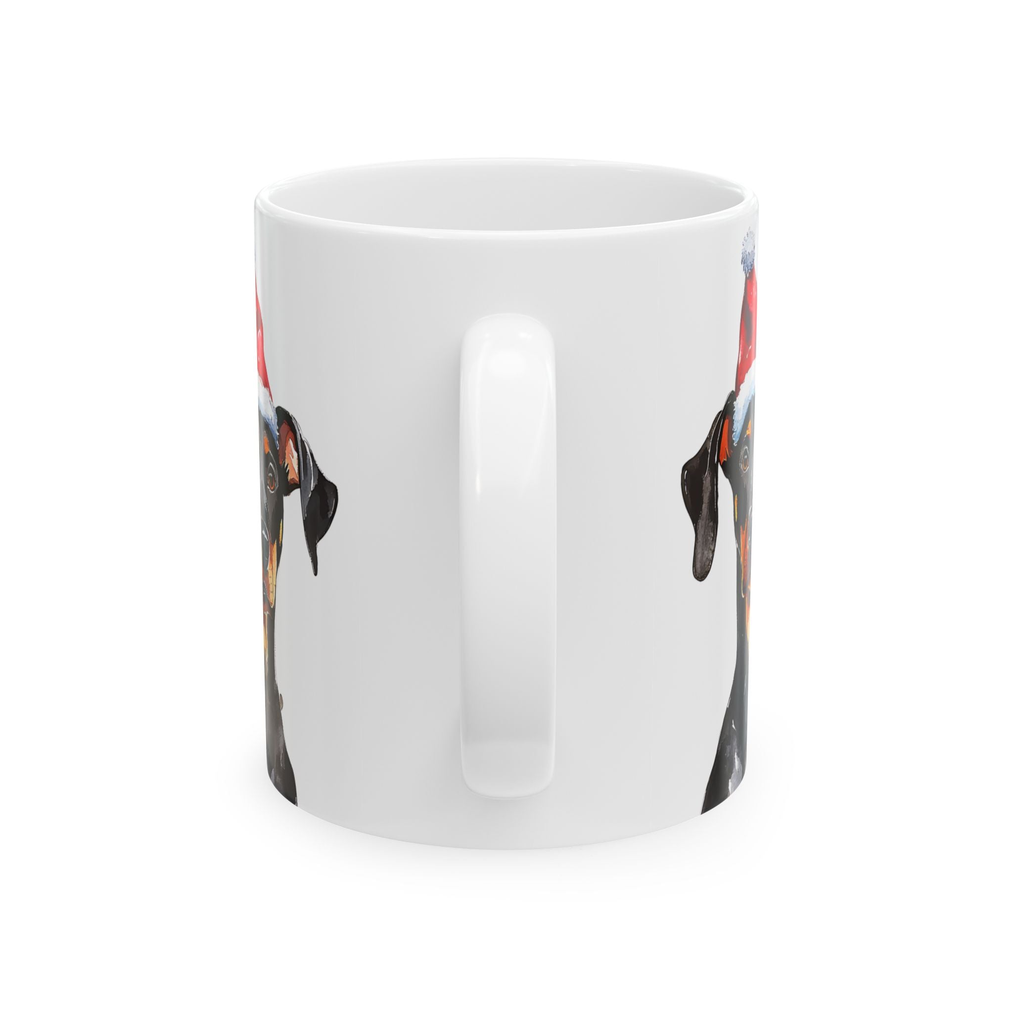 Doberman Pinschers Christmas Mug