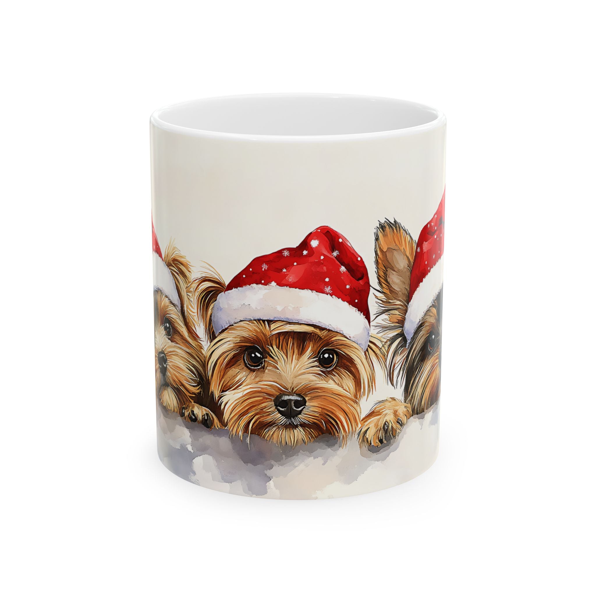 Yorkie Christmas Mug: Holiday Cheer!