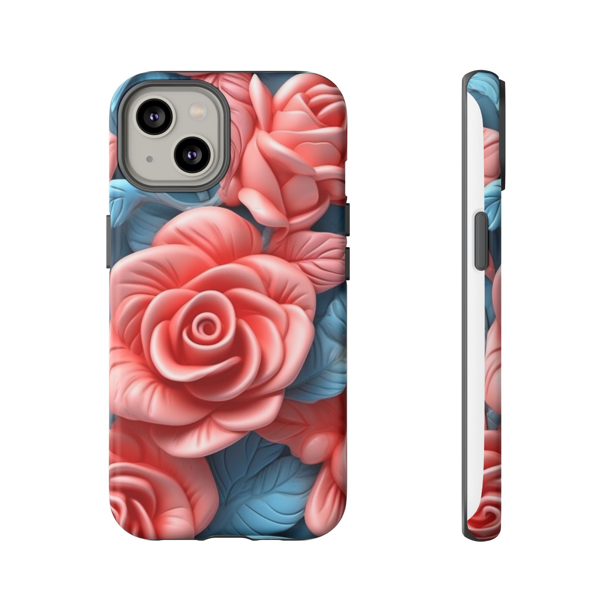 Stylized Floral iPhone Case - Hexagon Stone