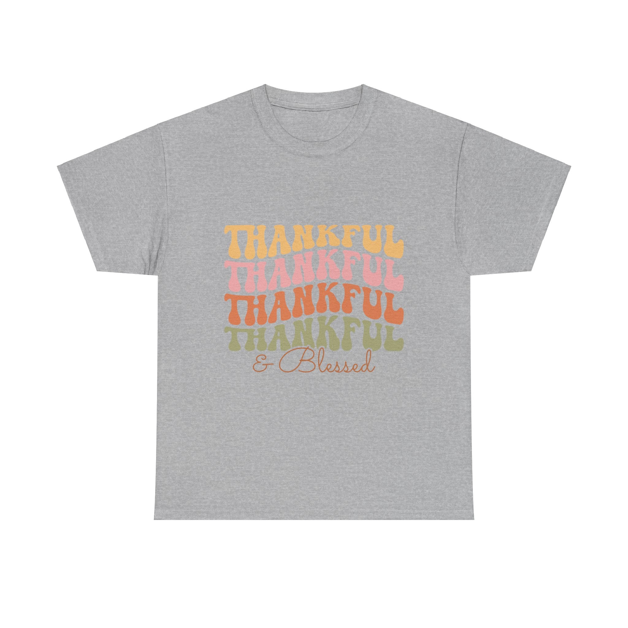 Thankful & Blessed Thanksgiving Tee