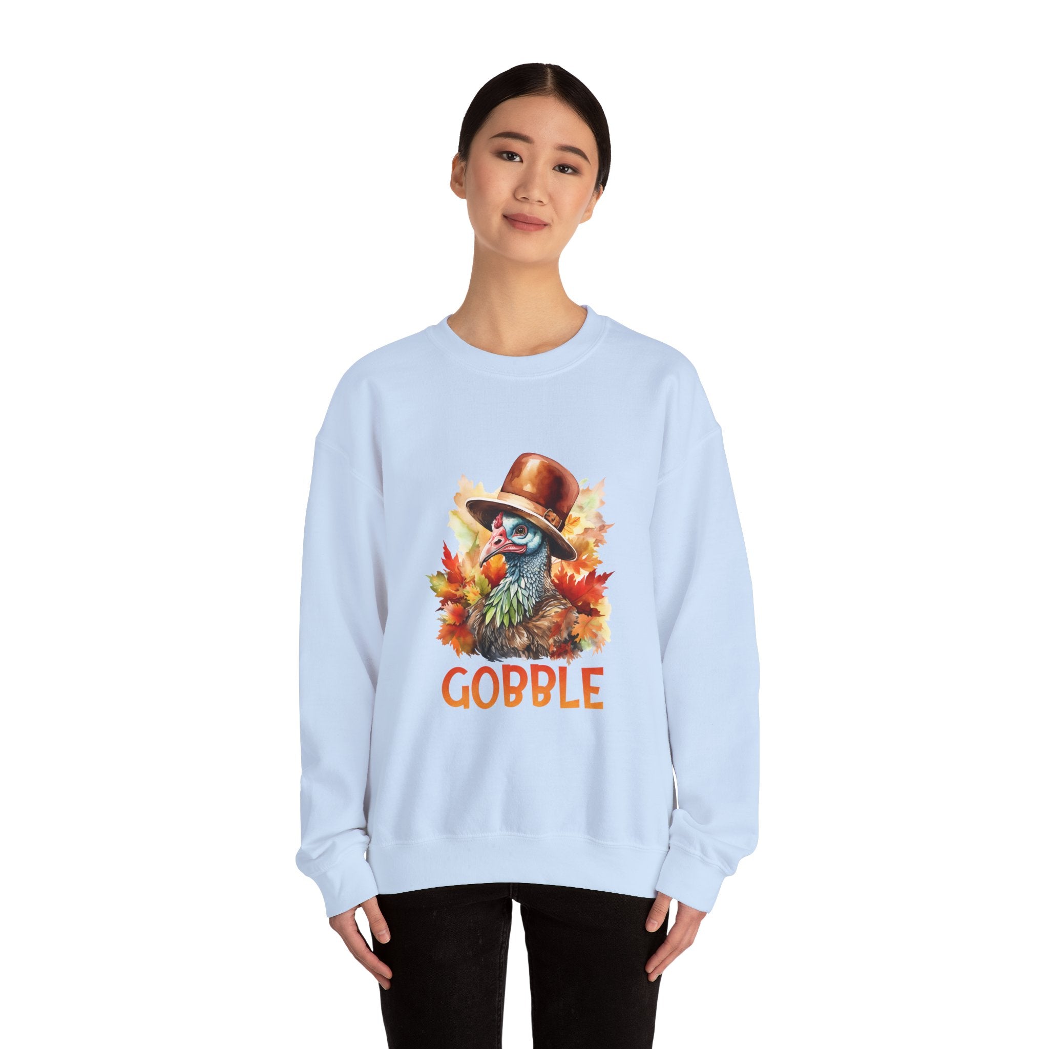 Gobble 'Til You Wobble Turkey Sweatshirt