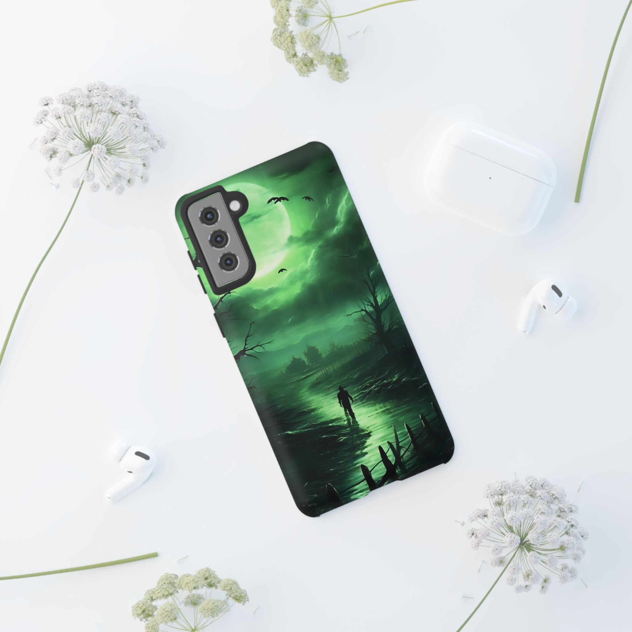 Eerie Swamp Moon Samsung Case