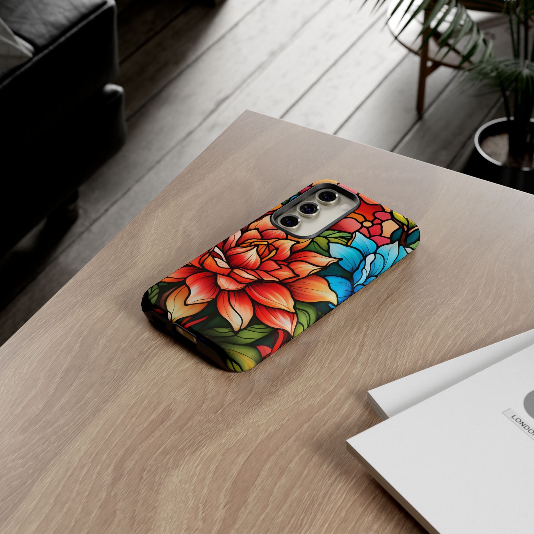 Stained Glass Floral Samsung Case