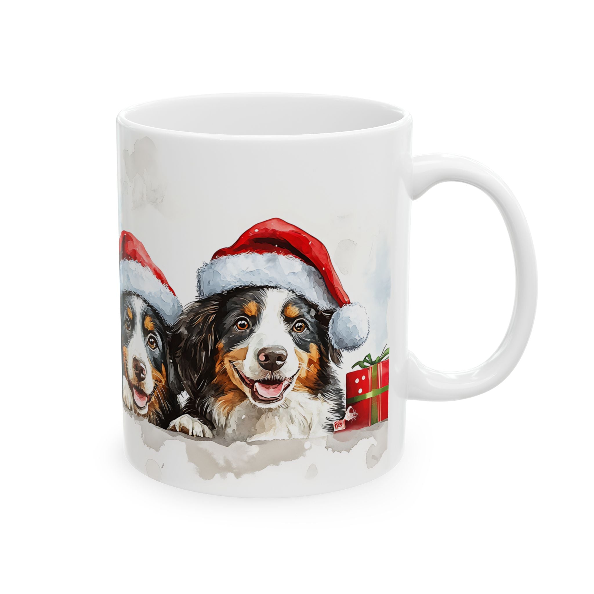 Bernese Mountain Dog Puppy Christmas Mug