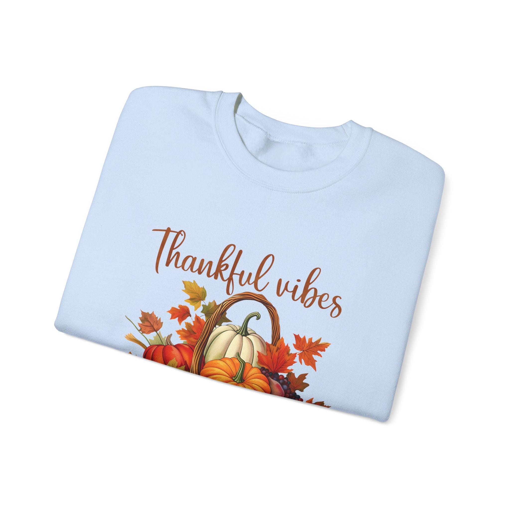 Thankful Vibes Autumn Harvest Sweatshirt