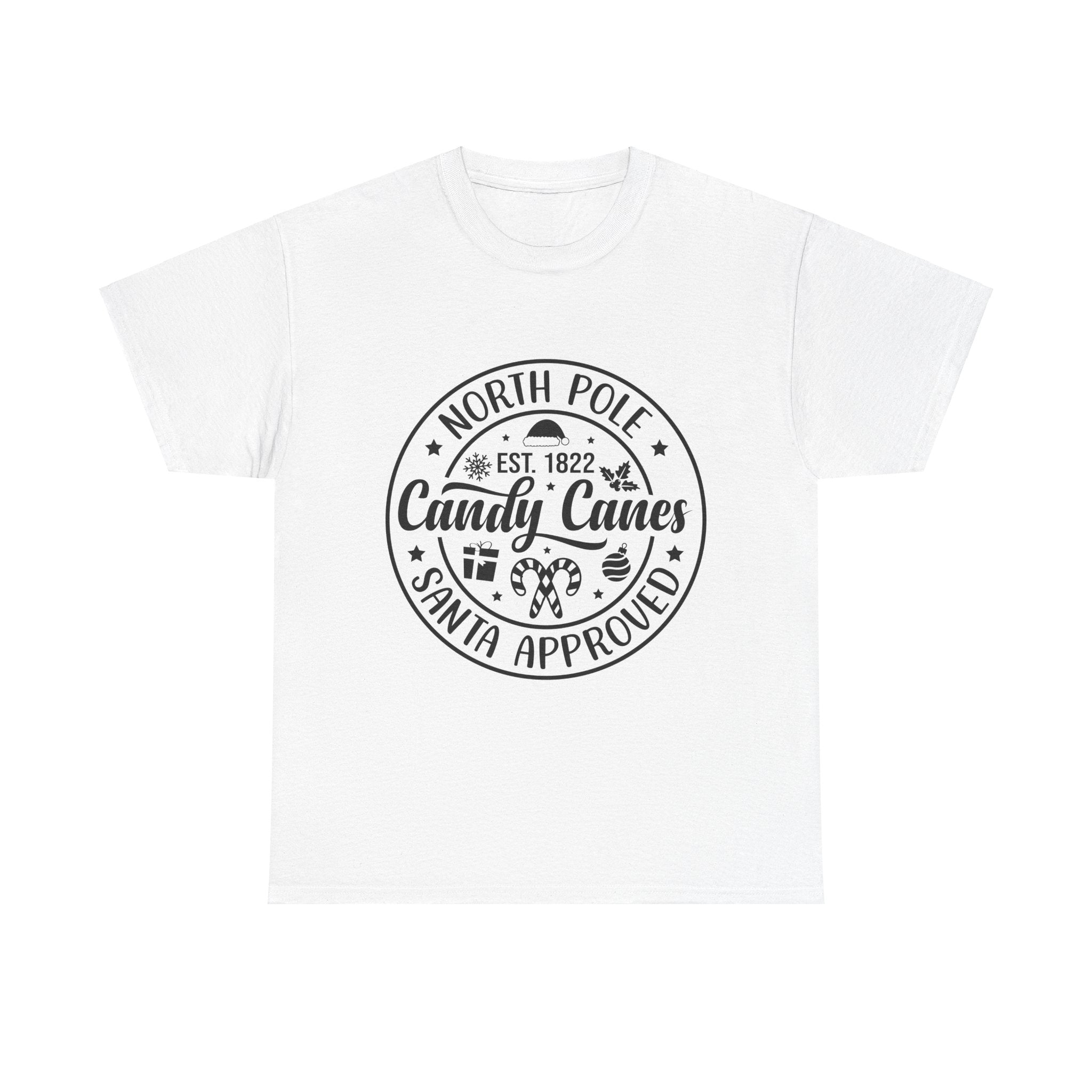 North Pole Candy Canes Christmas T-Shirt