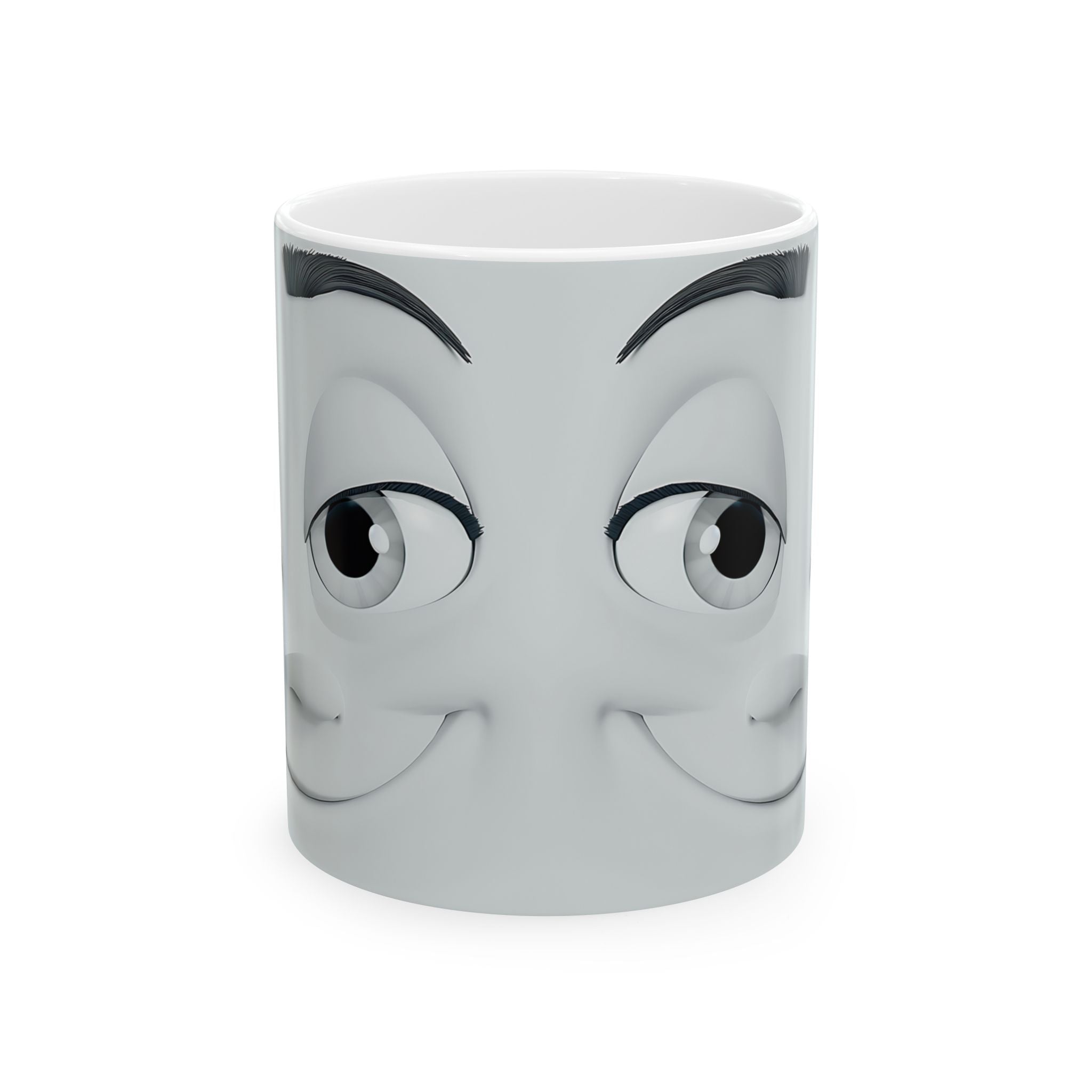 Winking Face Mug - Cute Cartoon Coffee Cup