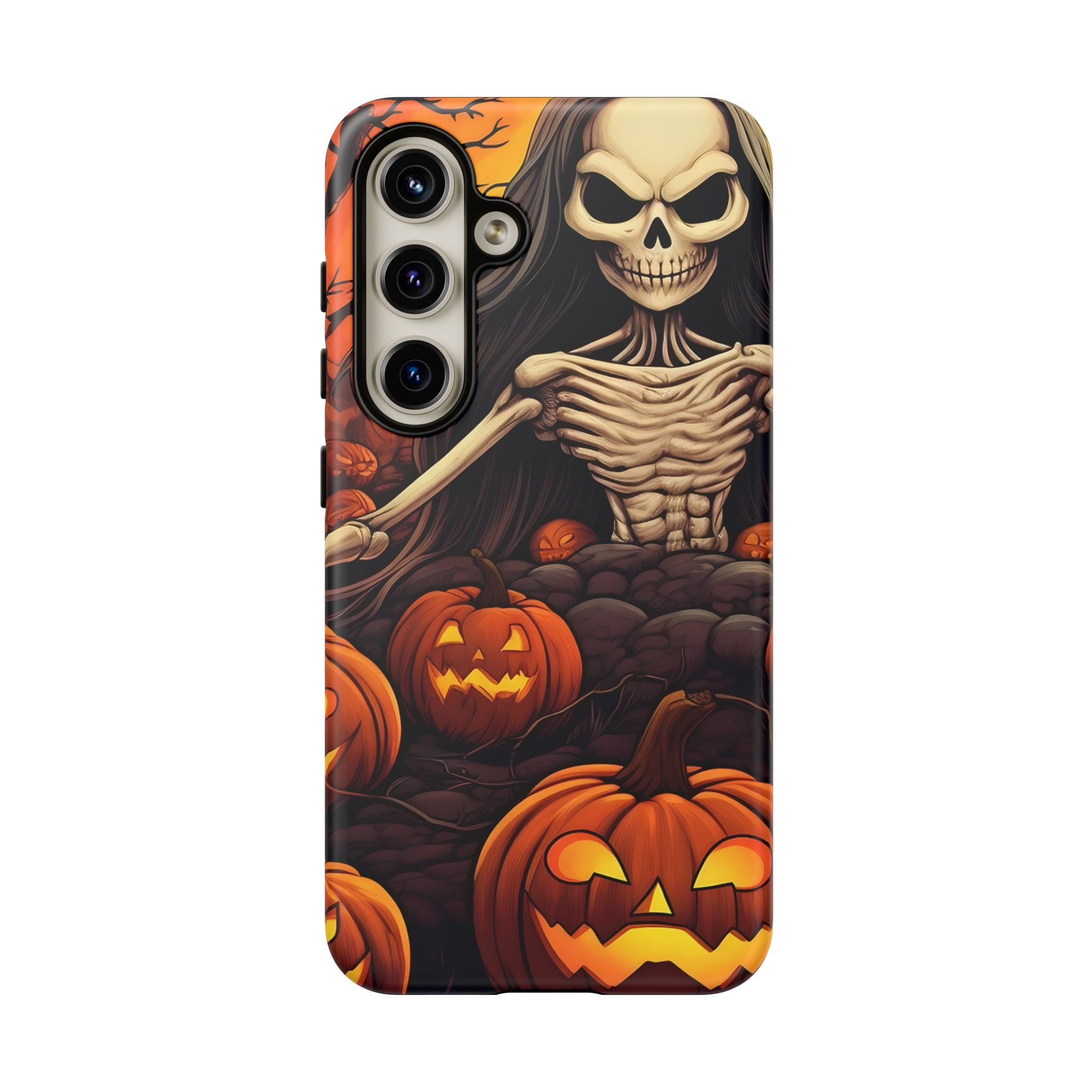 Spooky Skeleton Halloween Samsung Case