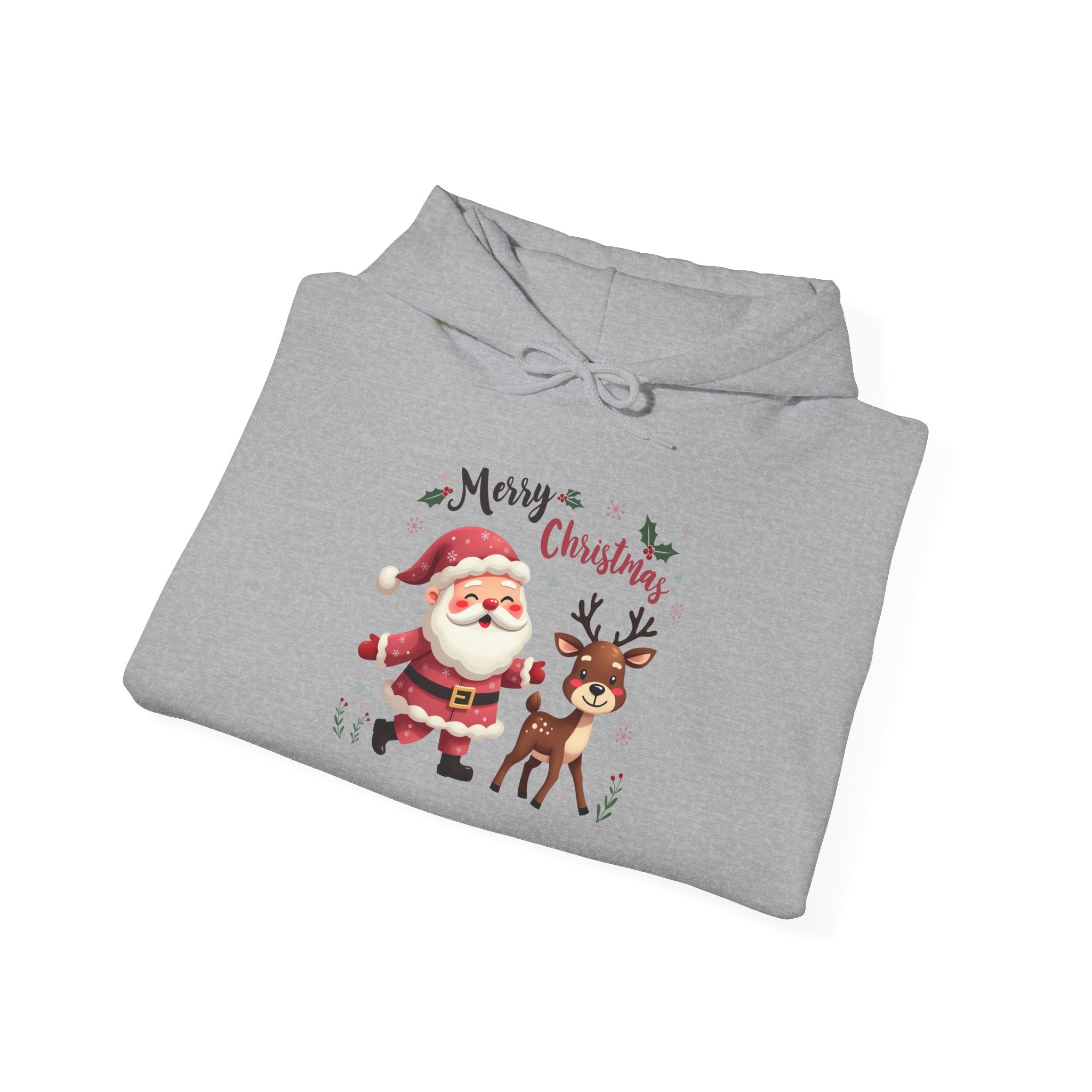 Santa & Reindeer Christmas Hoodie