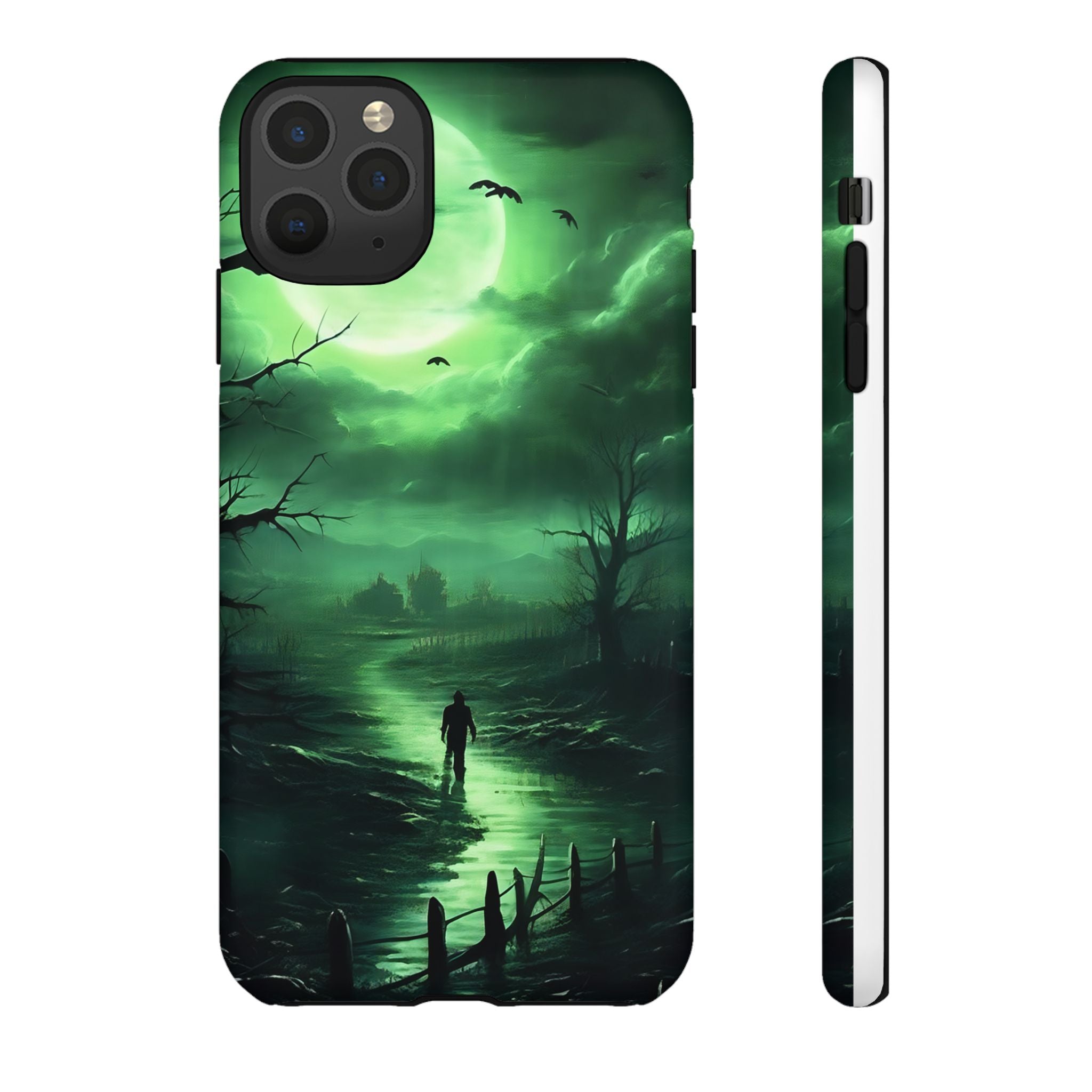 Swamp Moon Gothic iPhone Case - Hexagon Stone