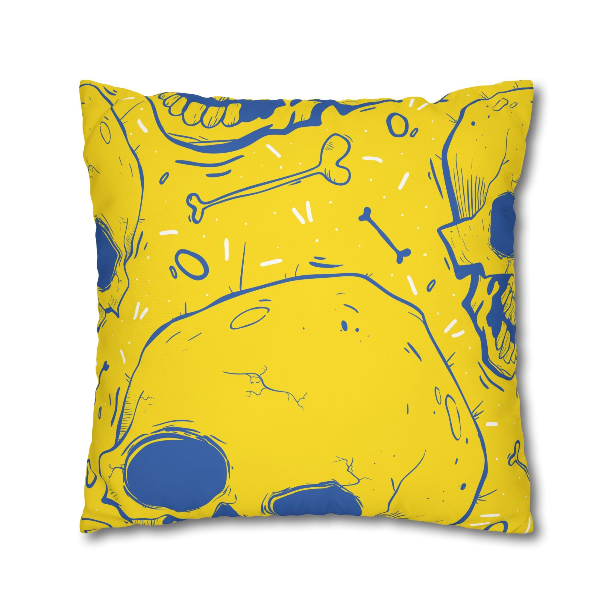 Skull & Bones Pop Art Pillowcase