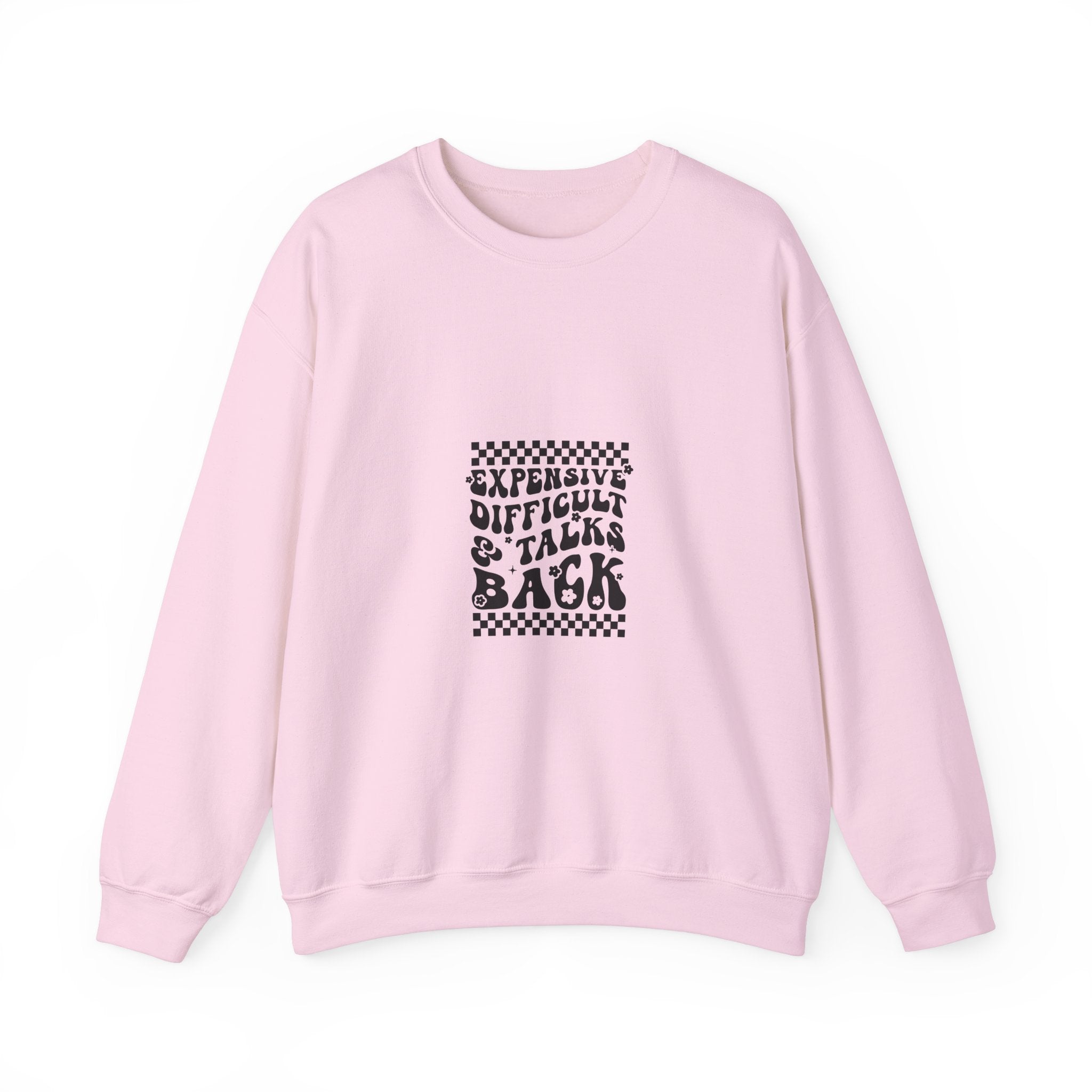 Retro 70s Expensive Talks Back Sweatshirt