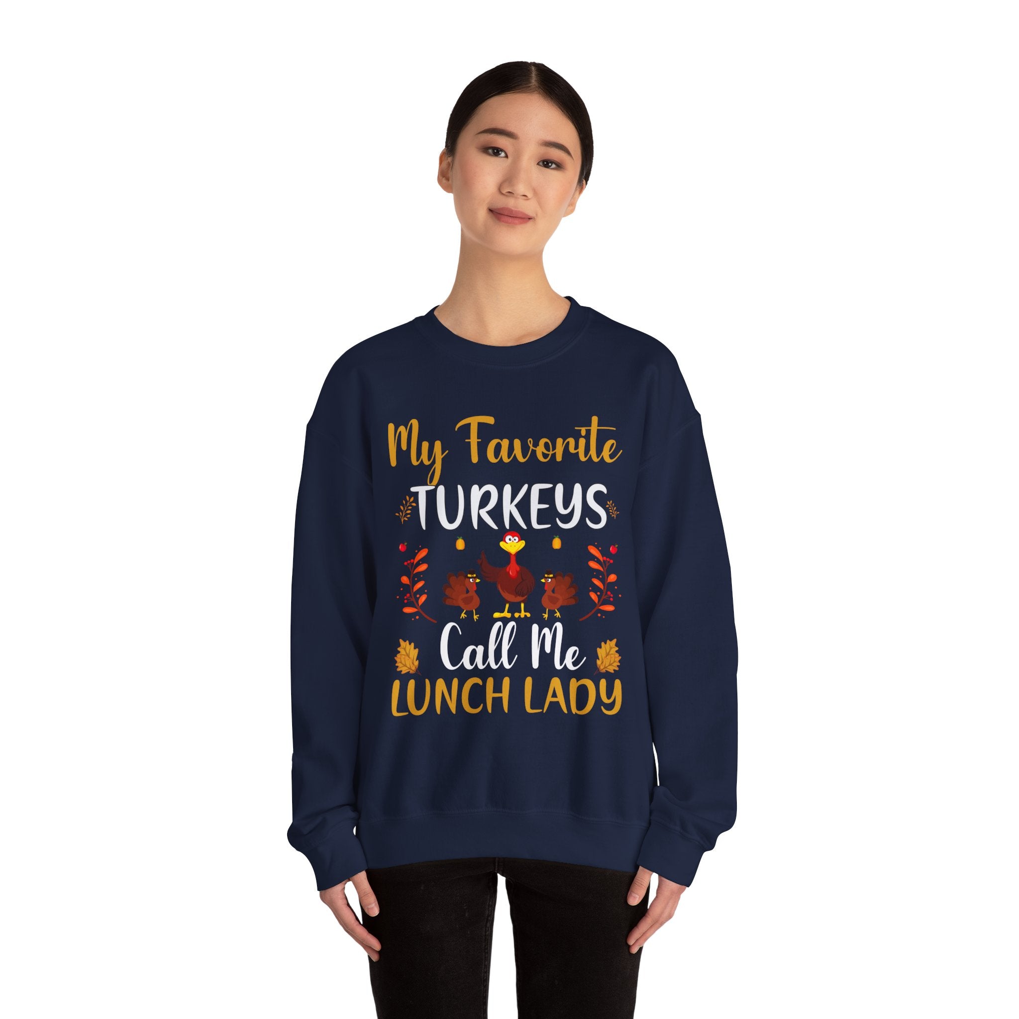 Lunch Lady Thanksgiving Turkey Sweatshirt