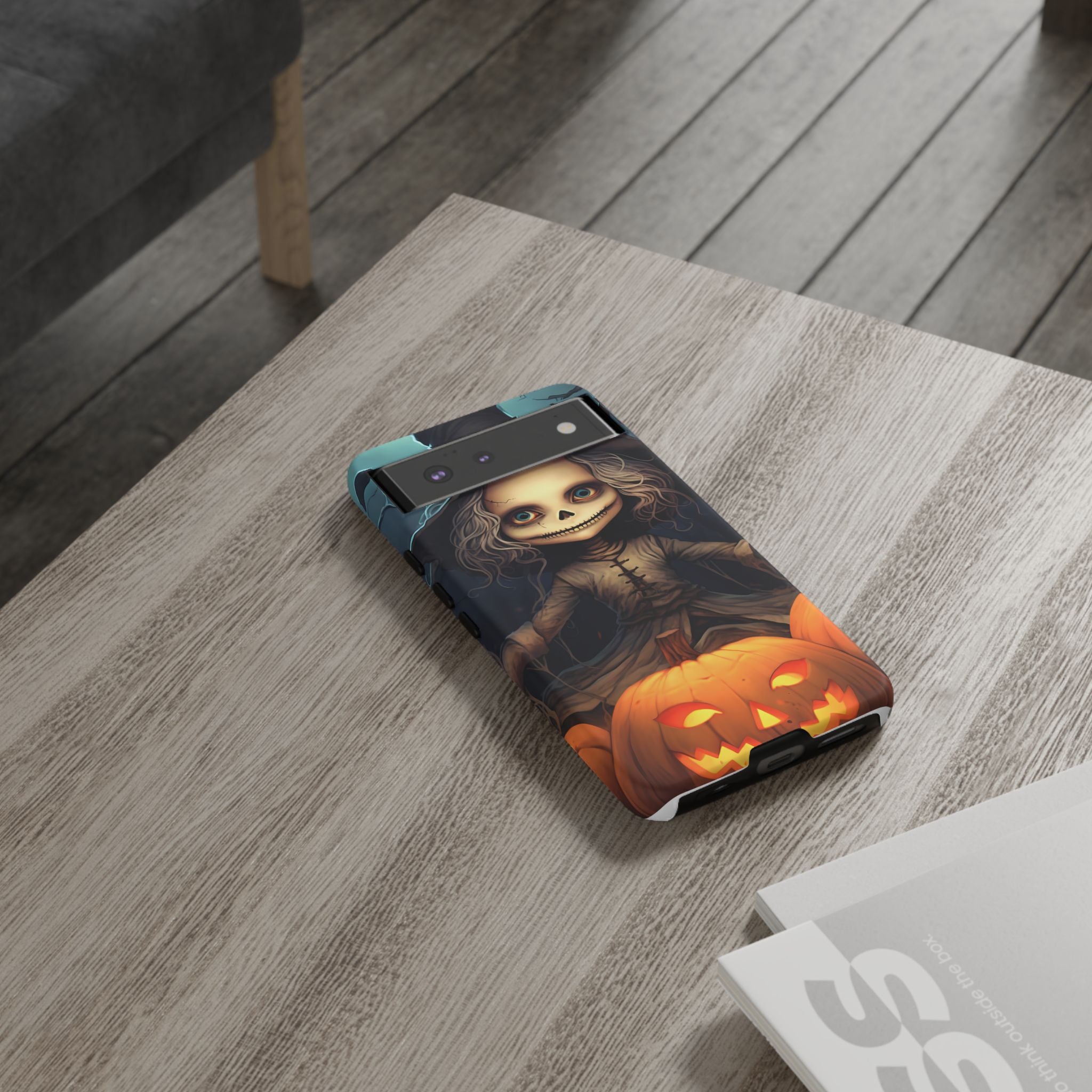 Spooky Skull Girl Halloween Google Google Pixel Case (All Models)