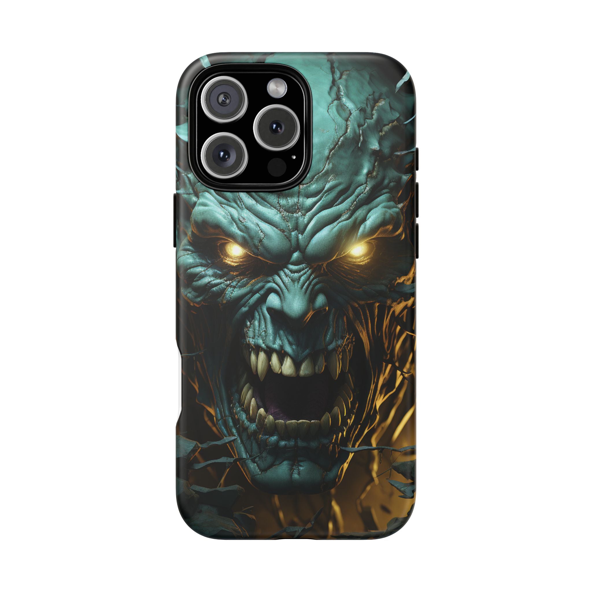 Monstrous Roar Hexagon Stone iPhone Case