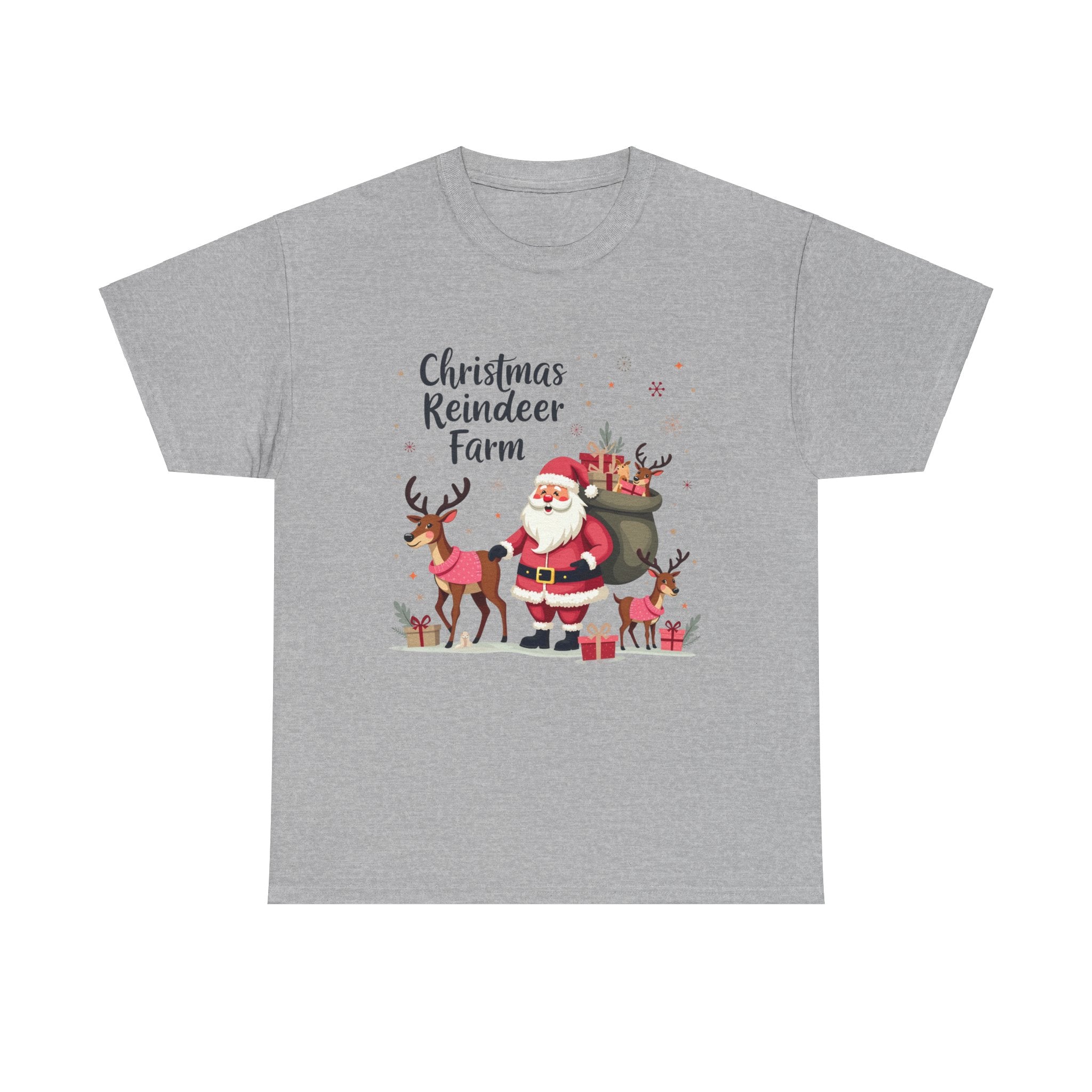 Christmas Reindeer Farm T-Shirt