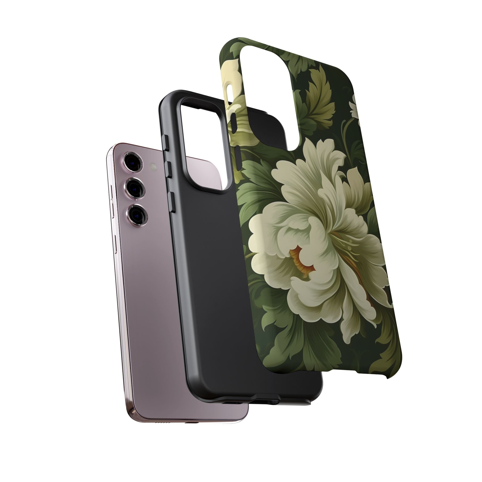 Opulent Floral Samsung Case - Dark Green