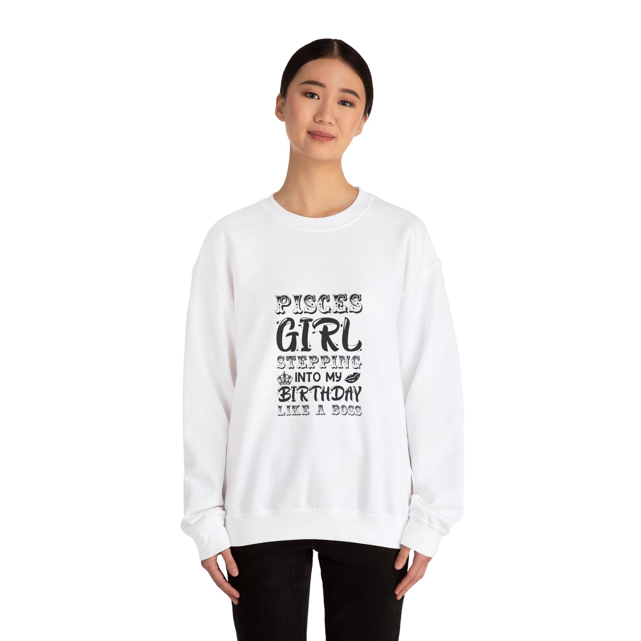 Pisces Girl Birthday Sweatshirt