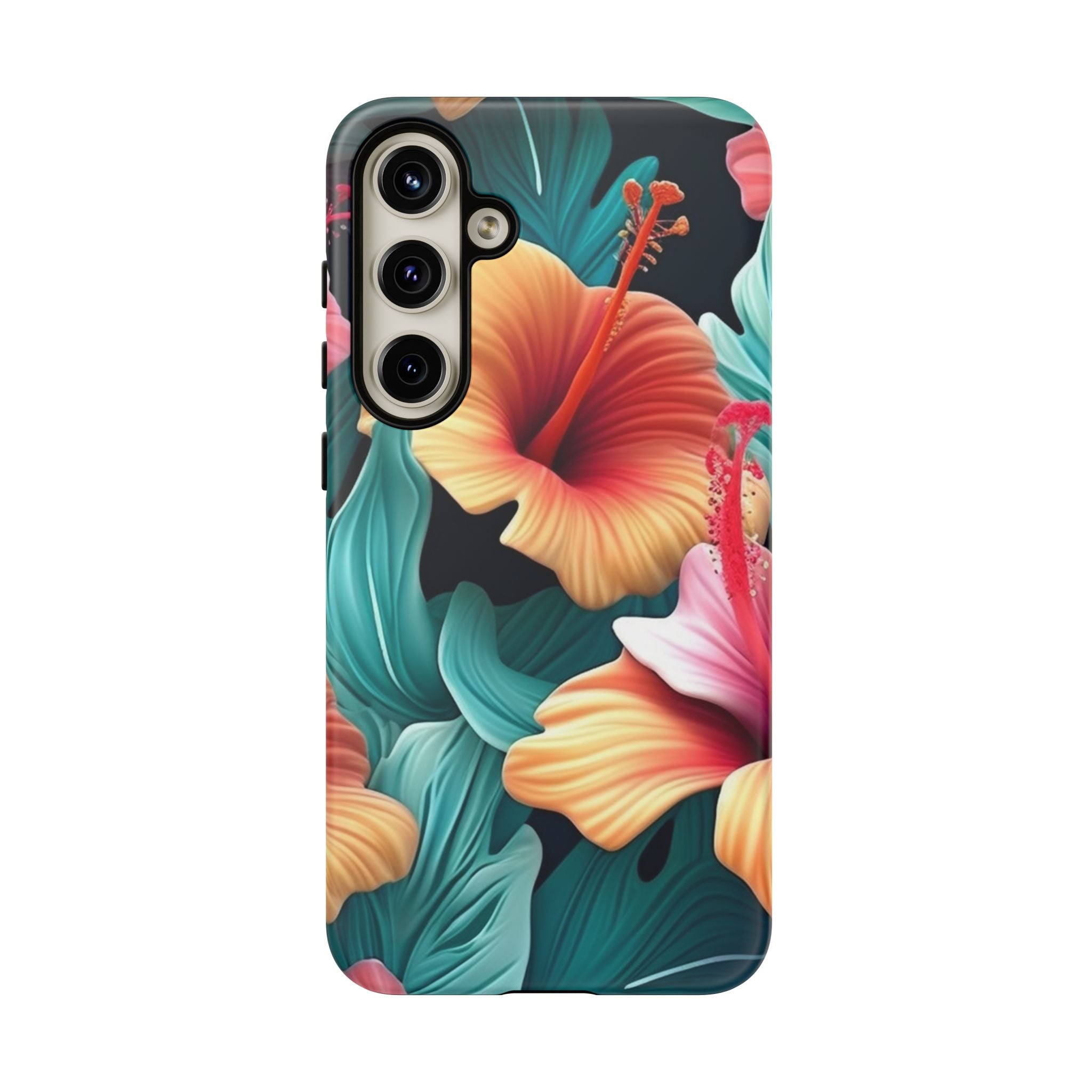 Vibrant Hibiscus Samsung Phone Case