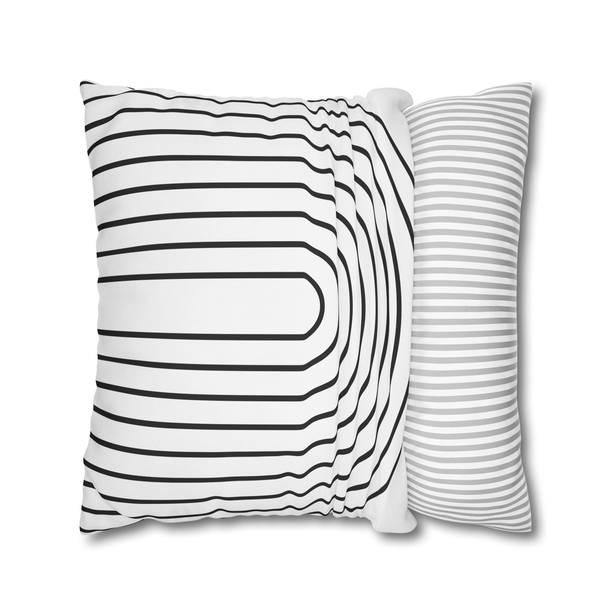 Abstract U-Shape Pillowcase - Minimalist Design