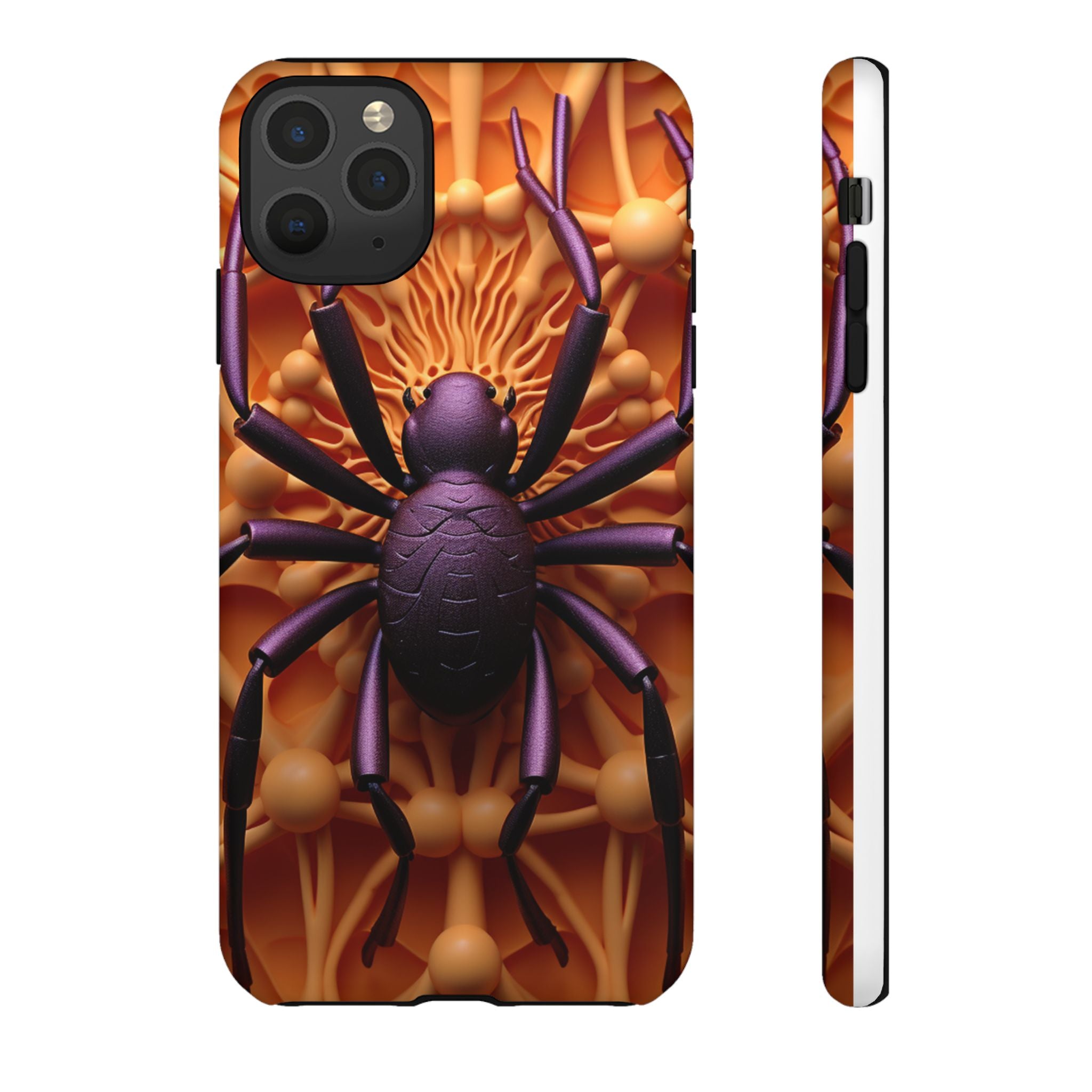 Metallic Spider Hexagon iPhone Case