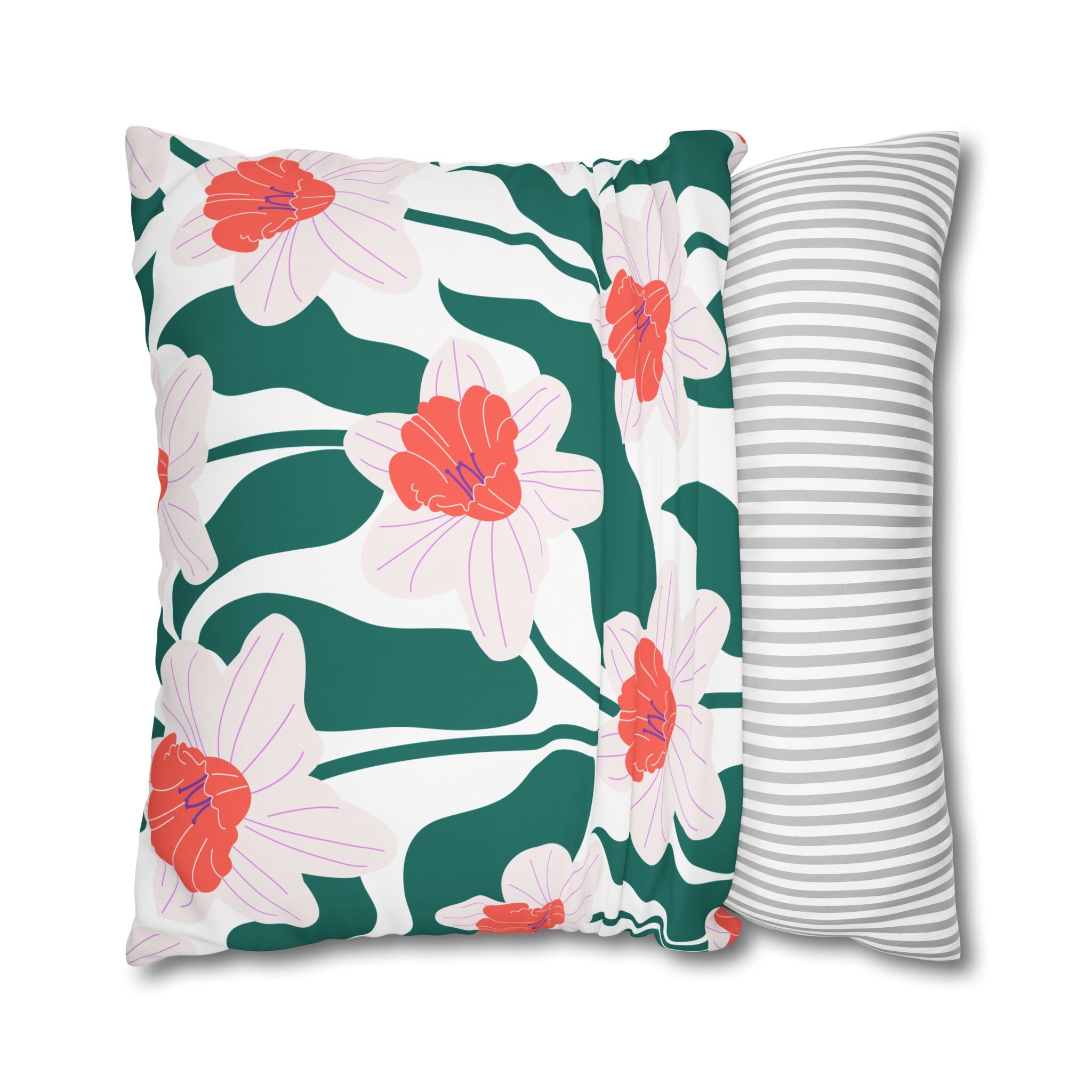 Daffodil Pillowcase - Modern Floral Design