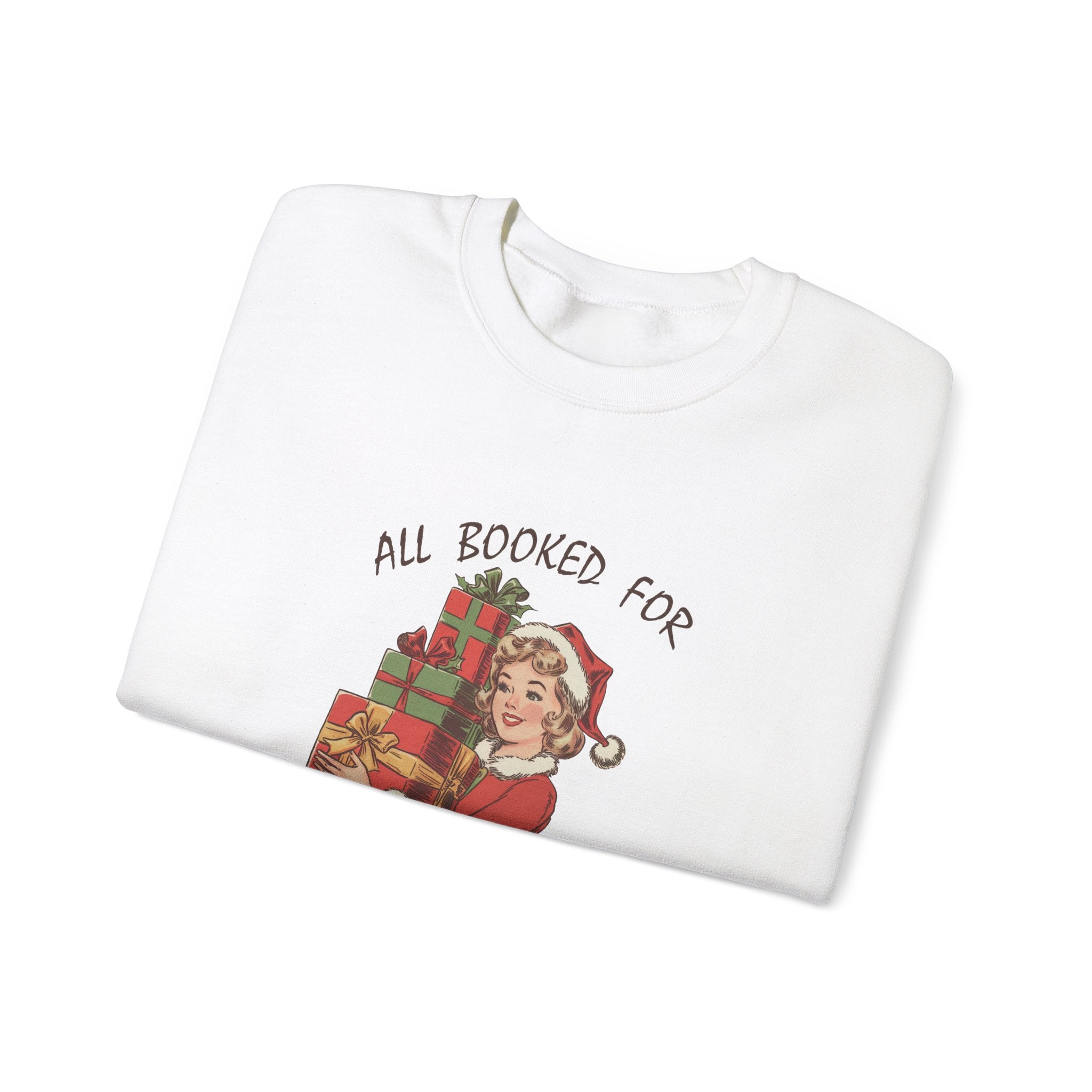 Vintage Santa Girl Christmas Sweatshirt