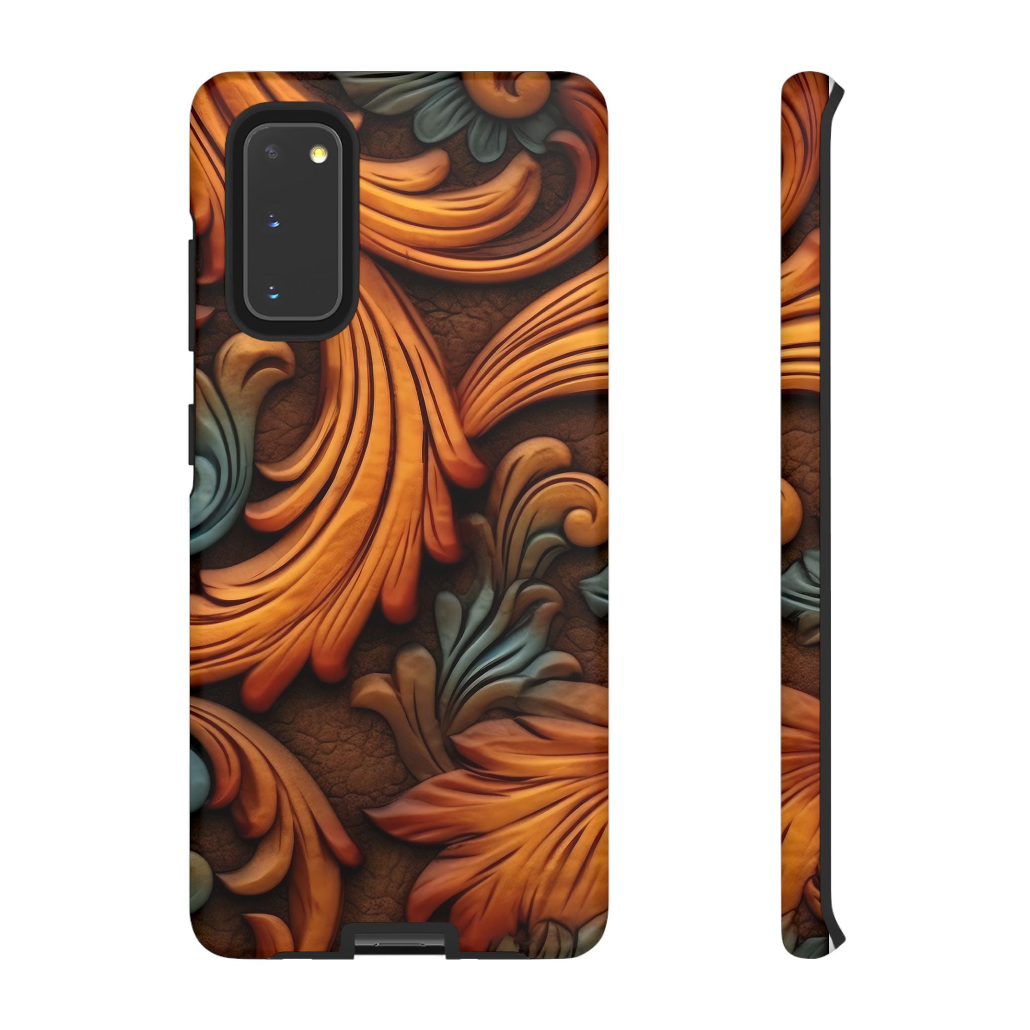 Baroque Copper Samsung Case - Luxury Design