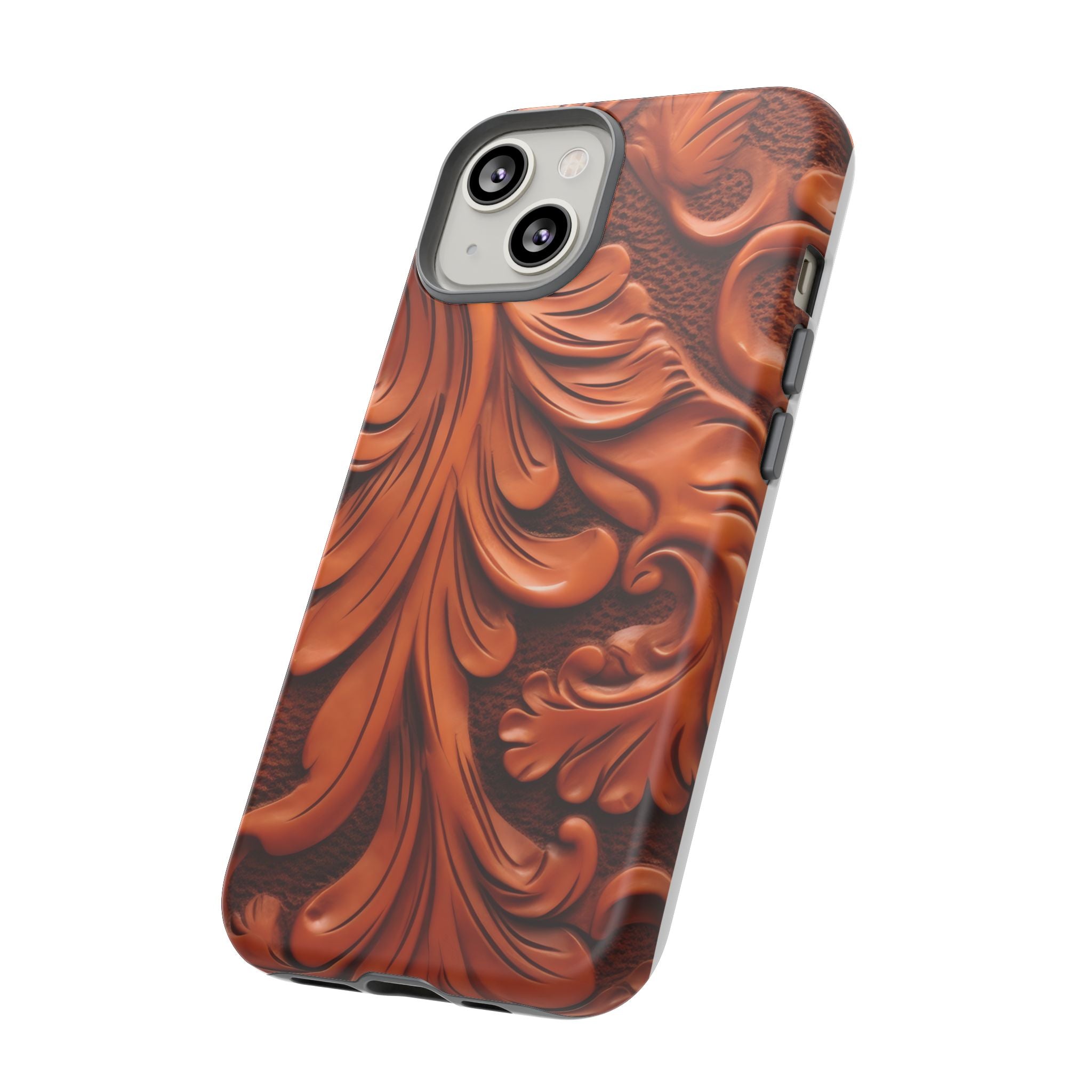 Baroque Acanthus Hexagon iPhone Case