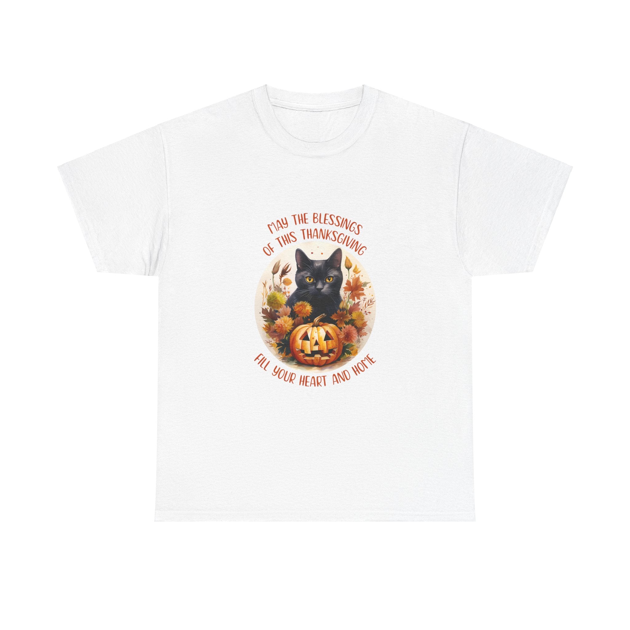 Spooky Thanksgiving Cat T-Shirt