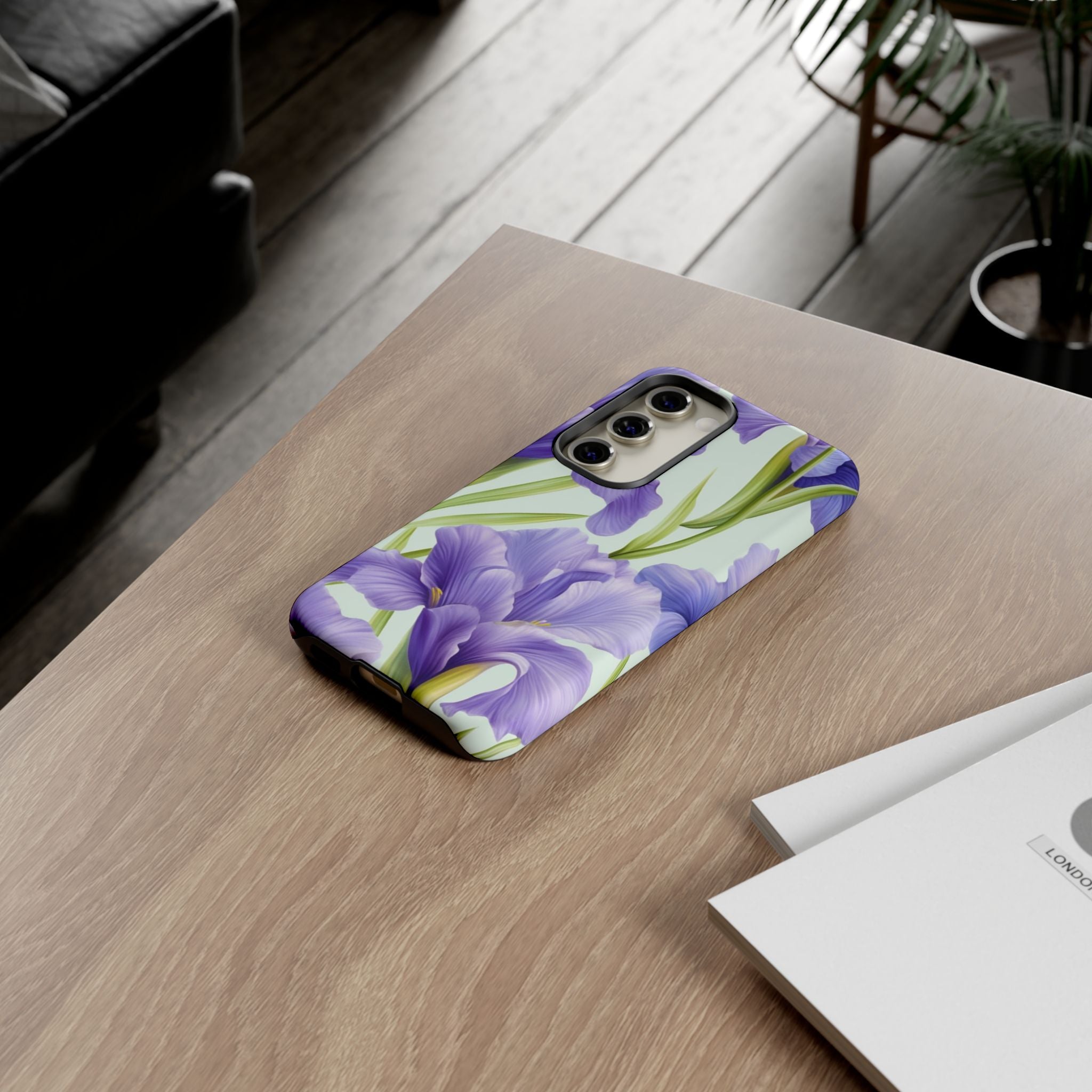 Elegant Purple Iris Samsung Phone Case