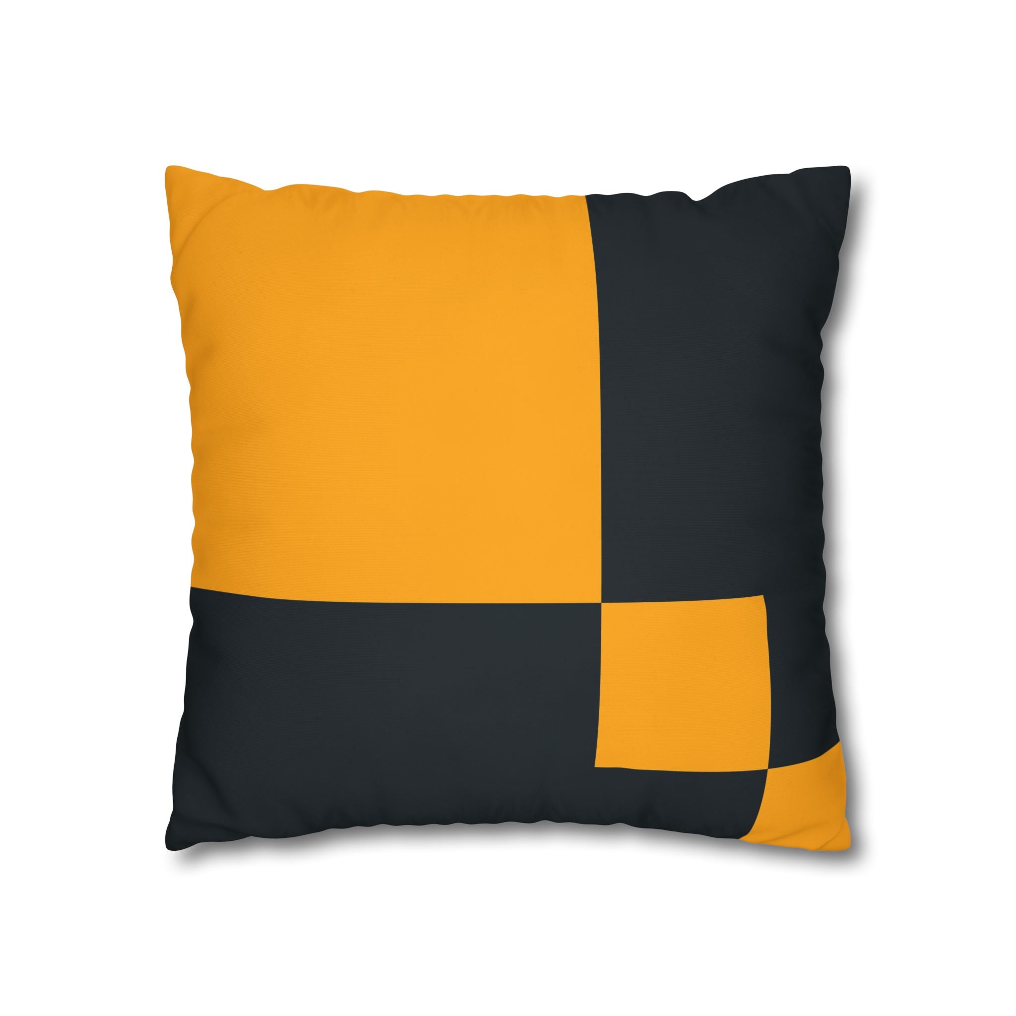 Navy & Gold Abstract Art Pillowcase