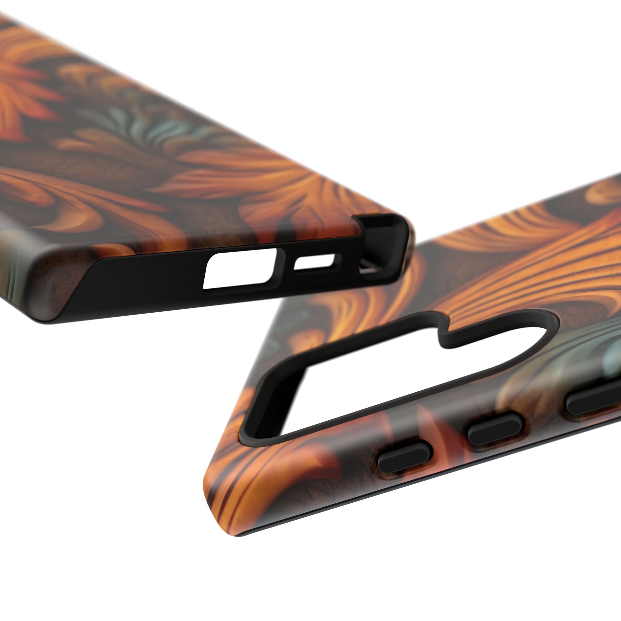 Baroque Copper Samsung Case - Luxury Design