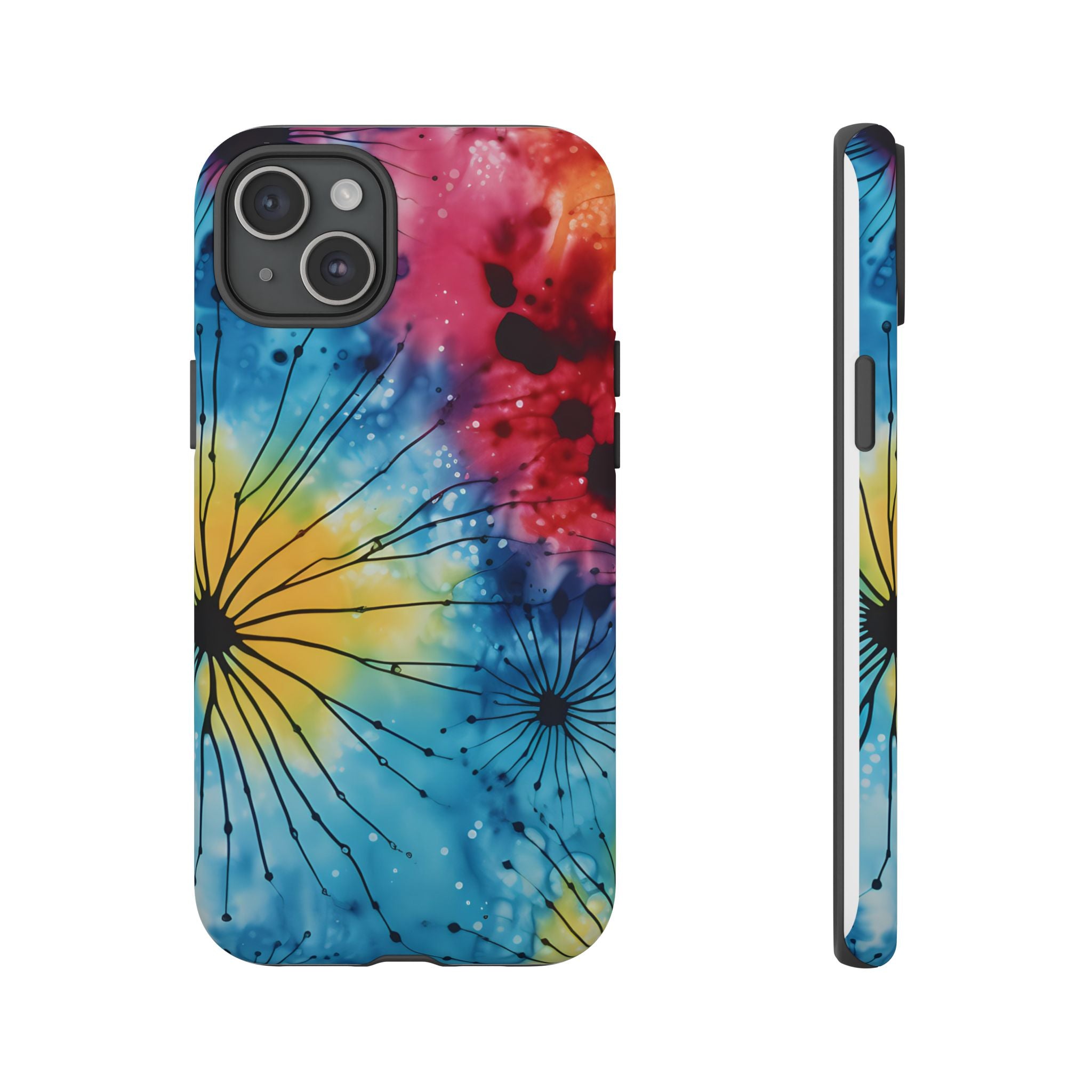 Cosmic Bloom Hexagon Stone iPhone Case