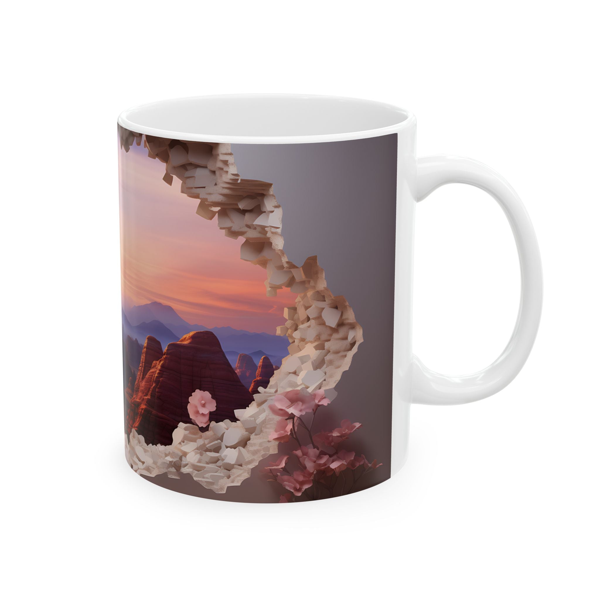 Sunset Desert Oasis Mug