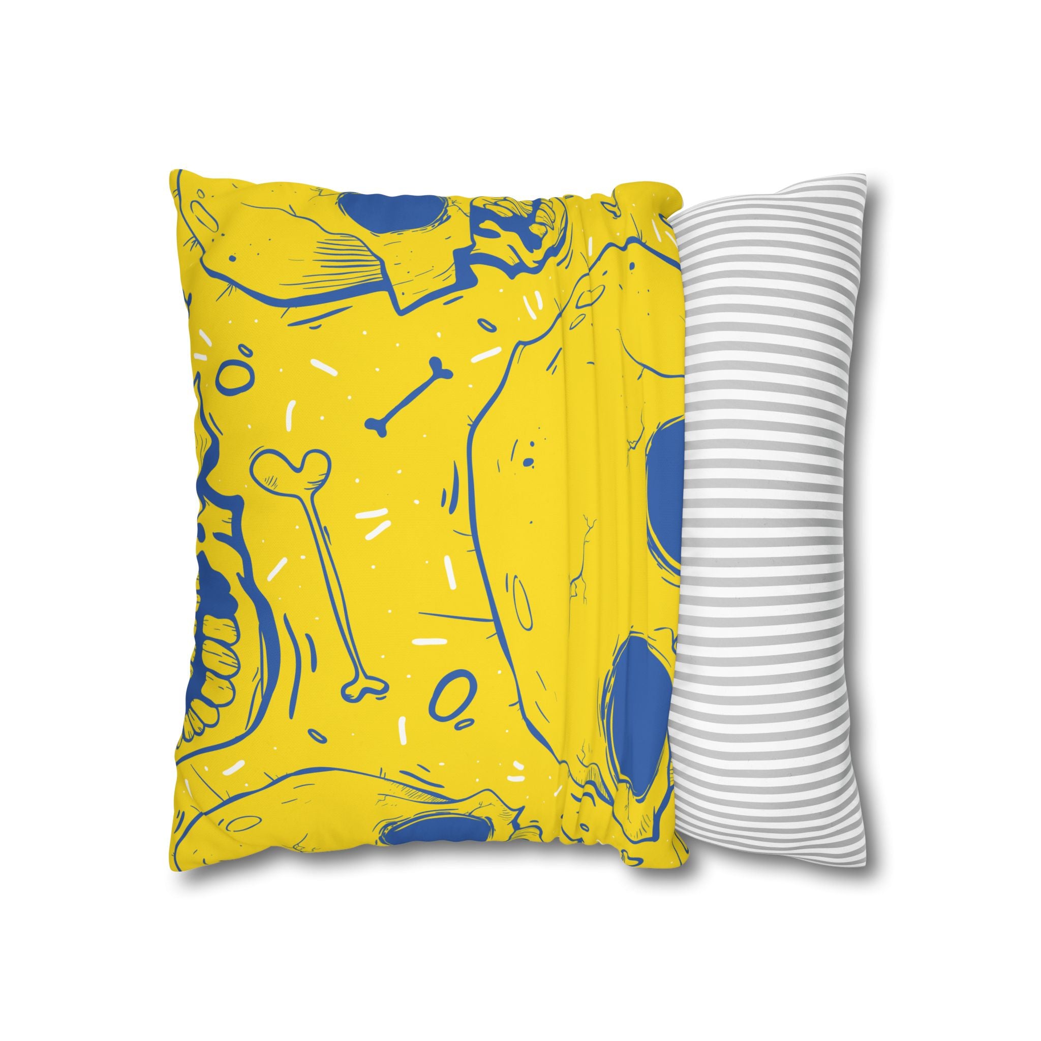 Skull & Bones Pop Art Pillowcase