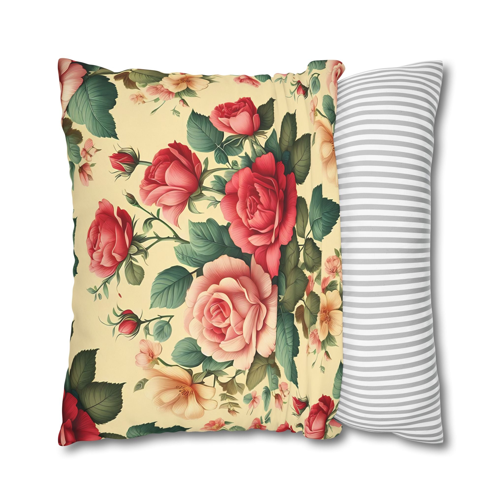 Vintage Rose Pillowcase - Floral Print