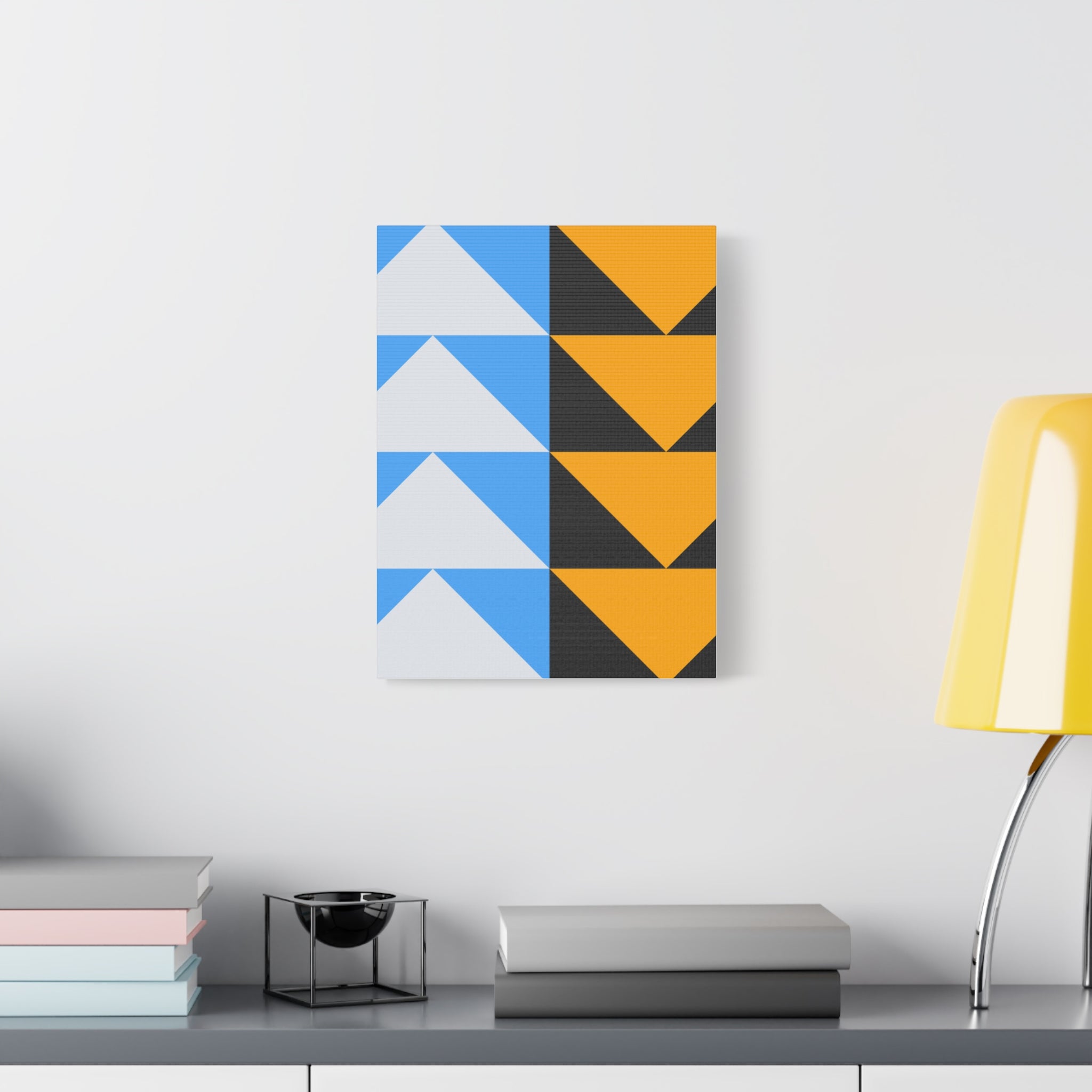 Geometric Triangle Canvas Art - Modern Decor