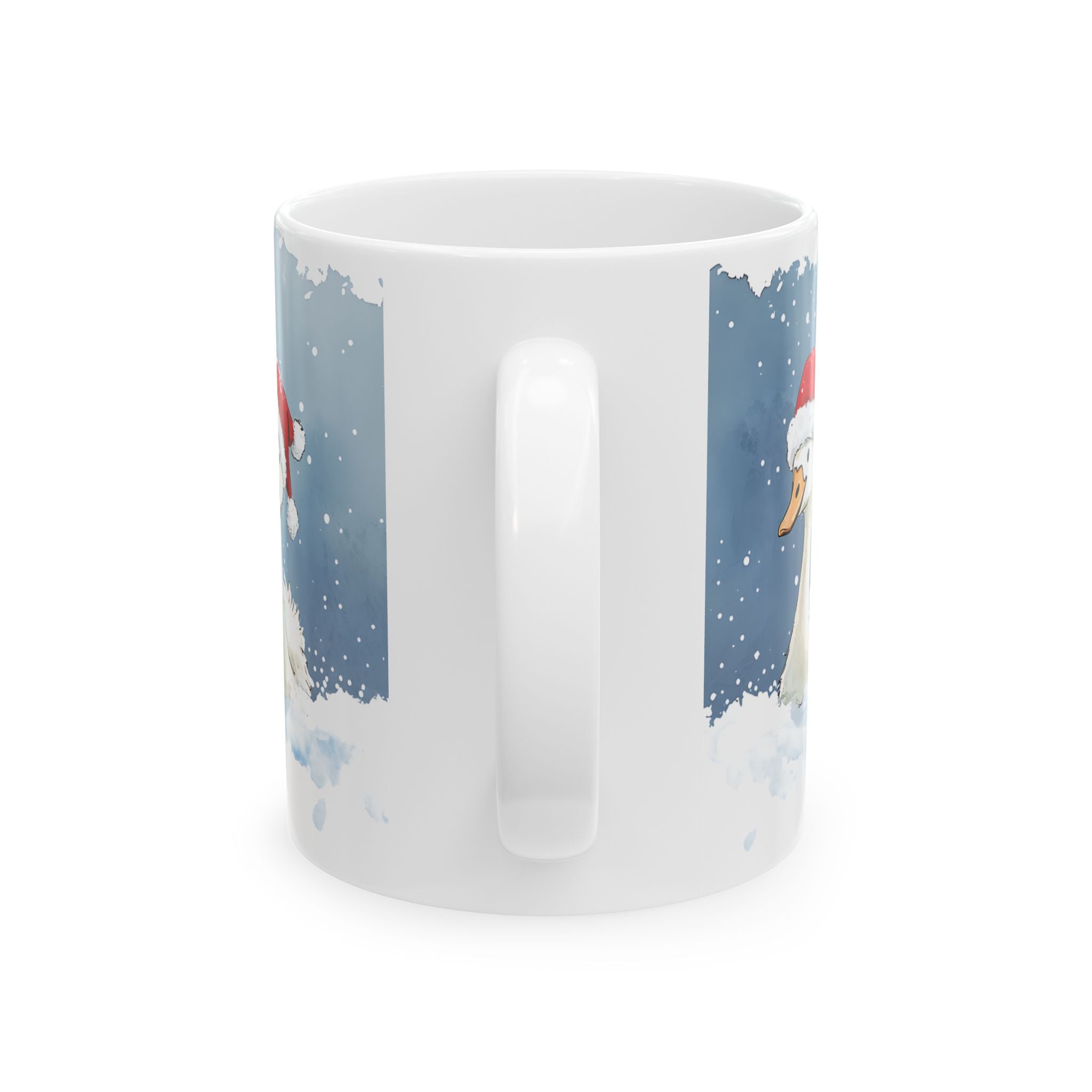 Santa Geese Christmas Mug