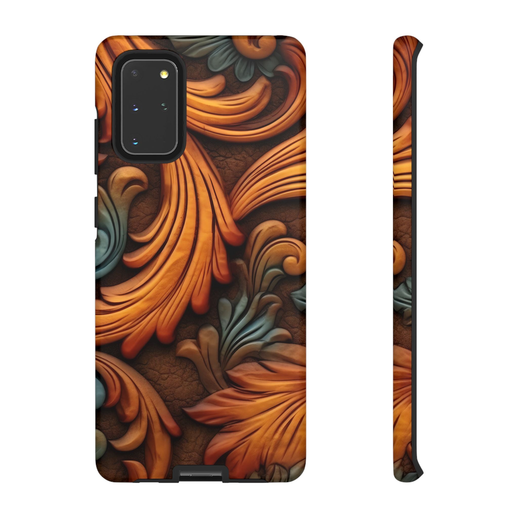 Baroque Copper Samsung Case - Luxury Design