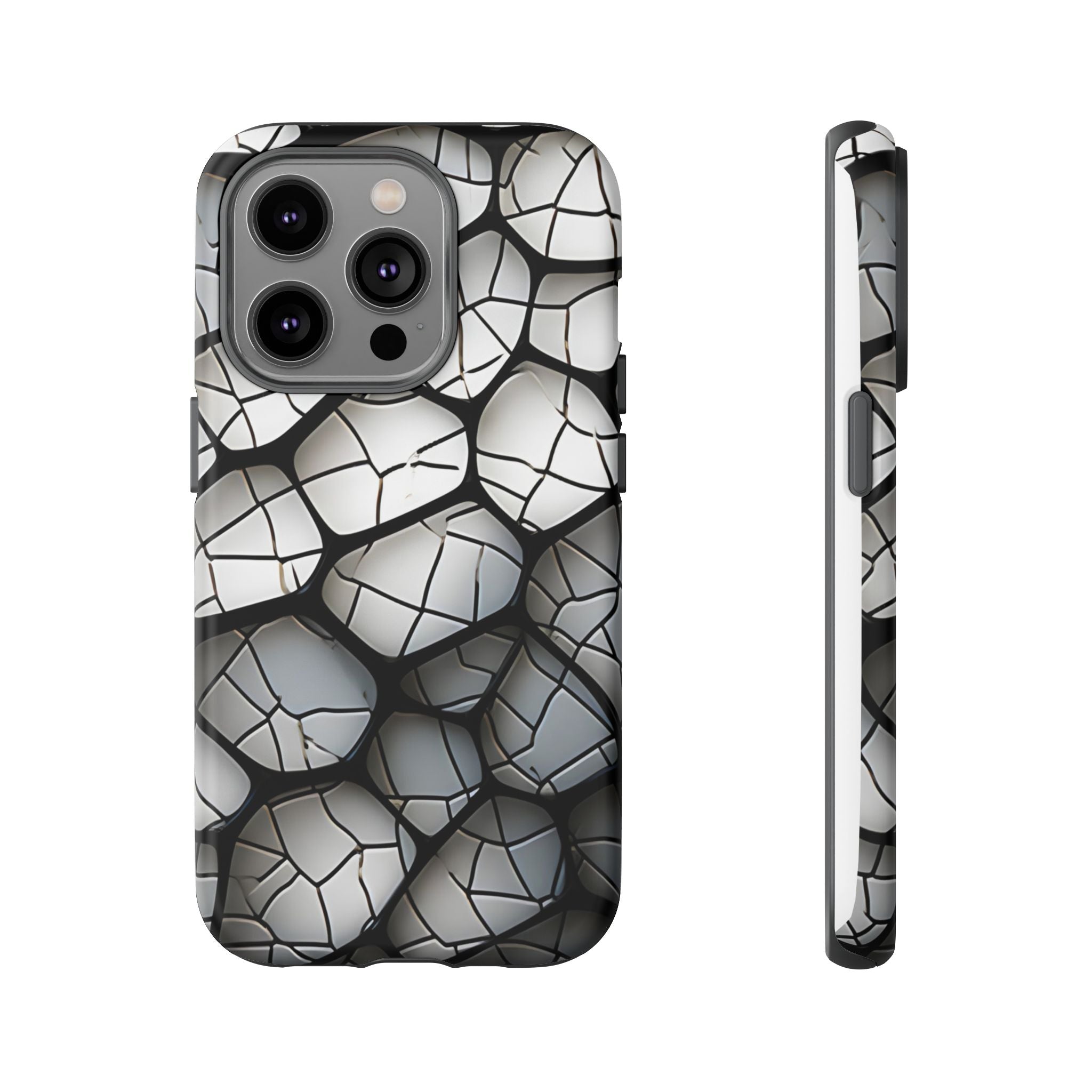 Abstract Mosaic iPhone Case - Textured & Chic