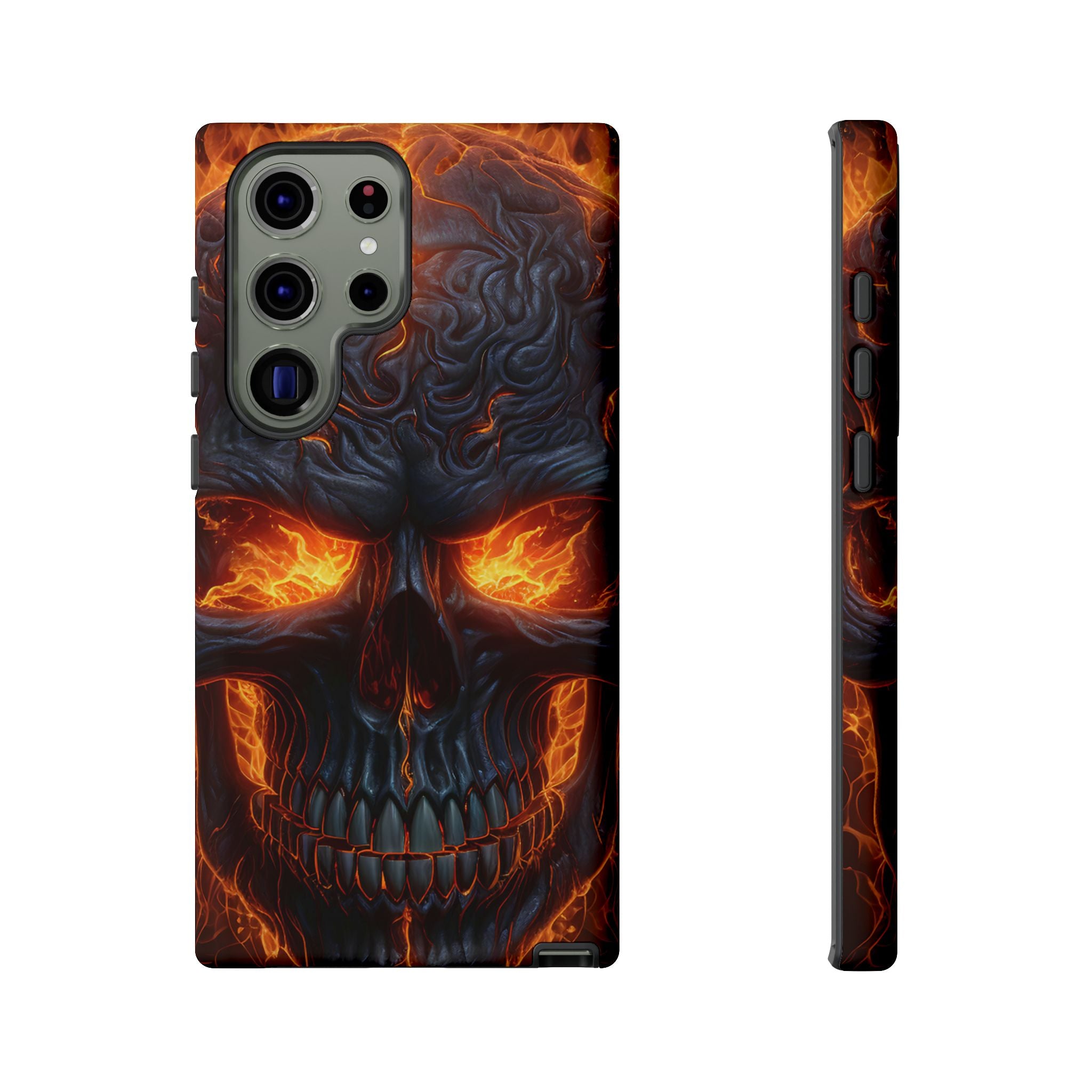 Fiery Skull Samsung Case