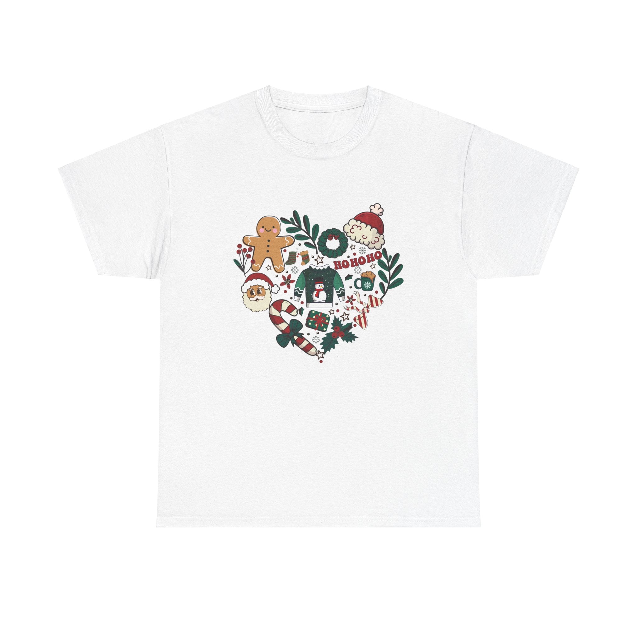 Christmas Heart T-Shirt - Ho Ho Ho!