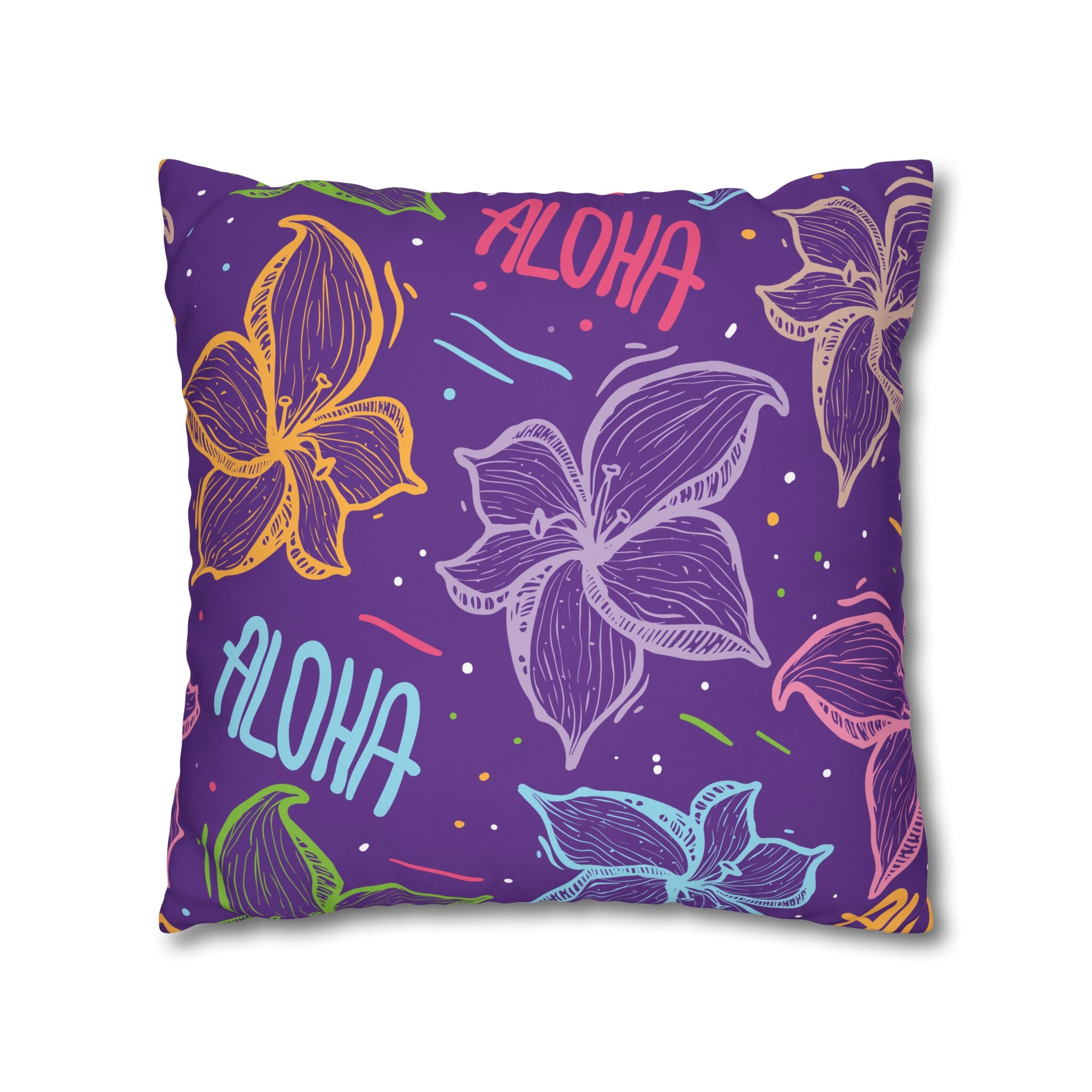 Aloha Lily Pillowcase - Tropical Floral