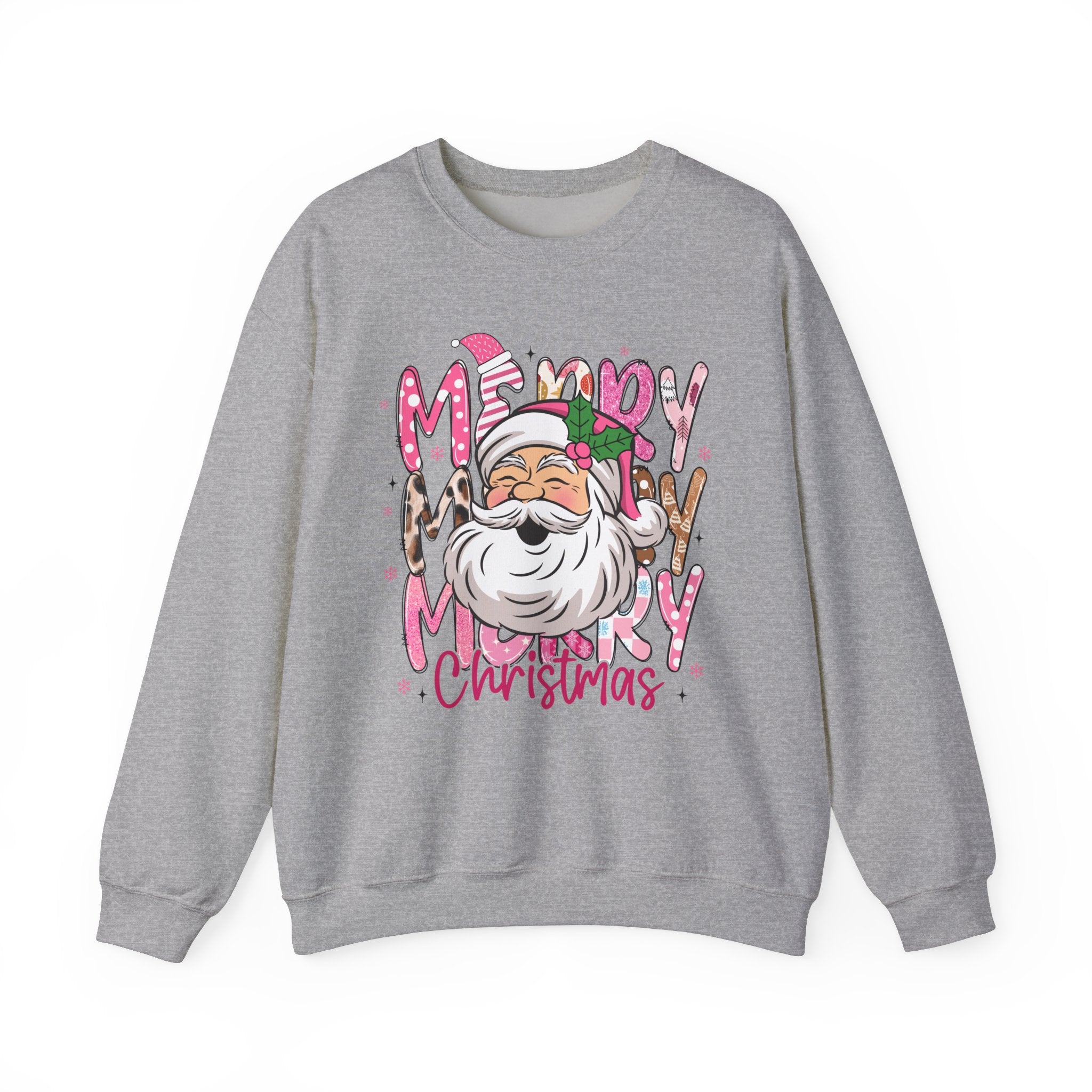 Pink Santa Christmas Sweatshirt