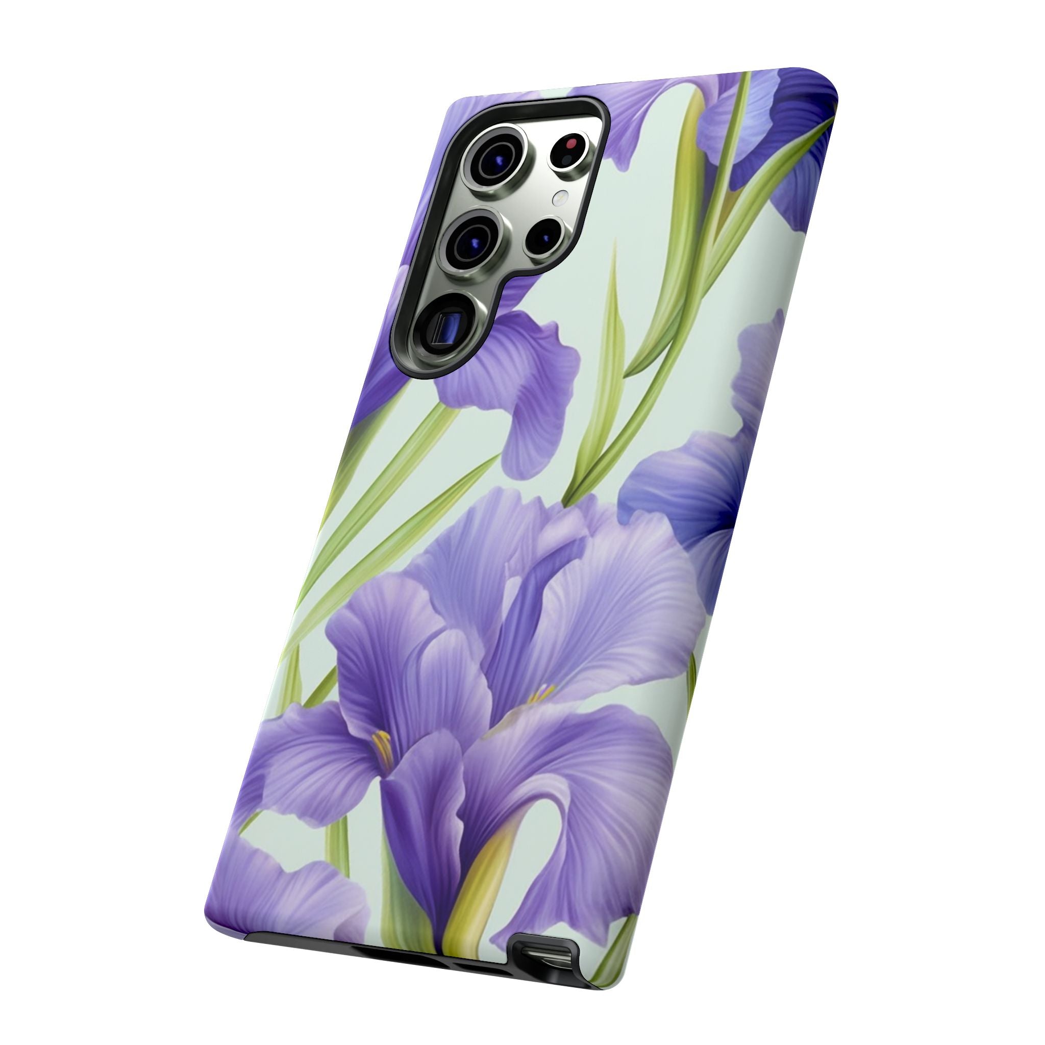 Elegant Purple Iris Samsung Phone Case